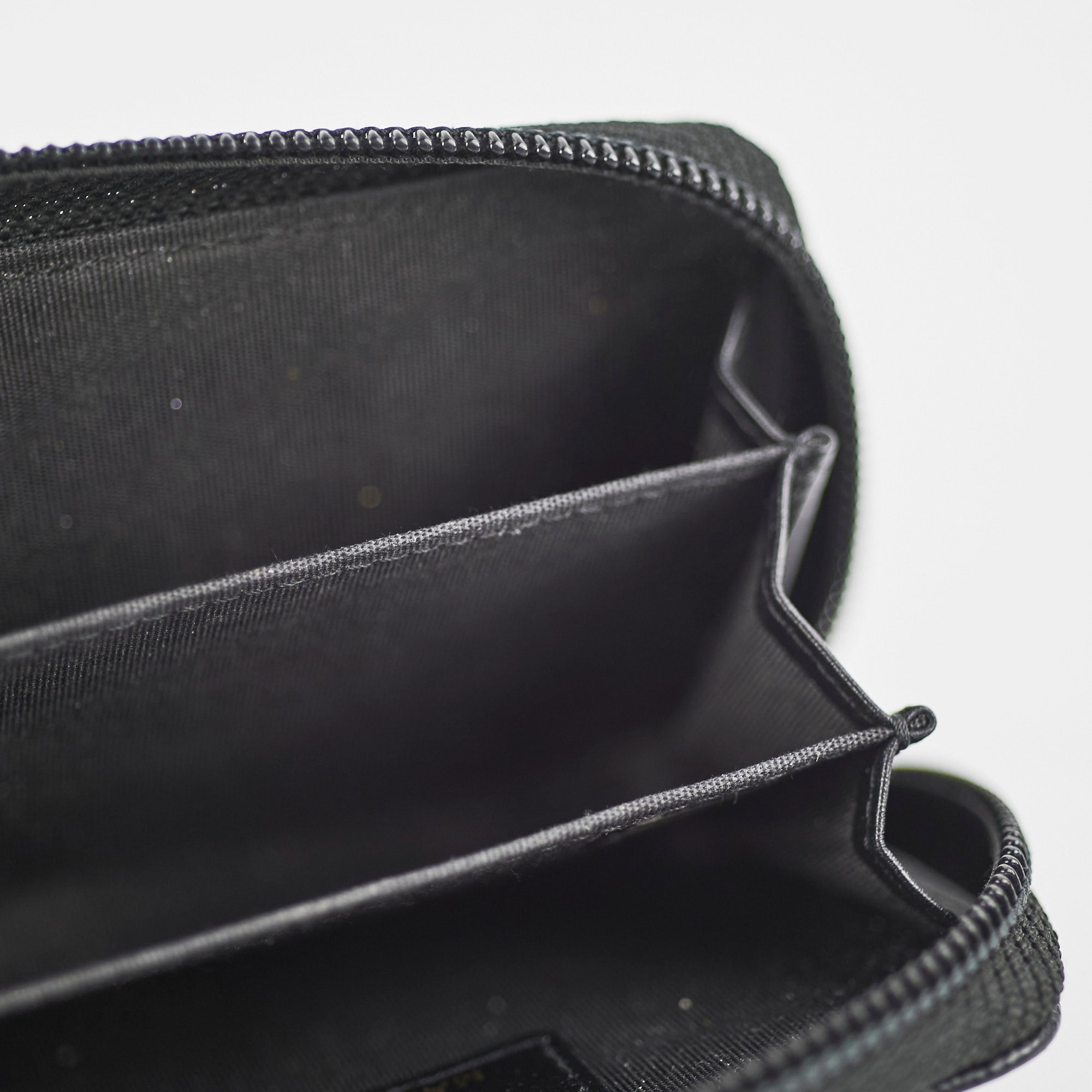 Chanel Boy Quilted Lambskin Leather Zipper Card Holder Wallet Black - Luxury Compact Wallet for Credit Cards & Cash - Perfect for Everyday Use & Travel Accessories