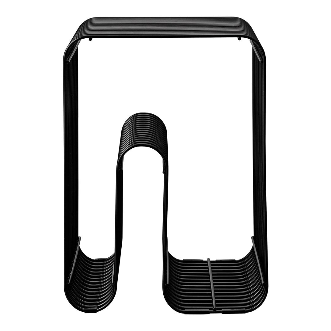 AYTM Curva Stool - Modern Minimalist Bar Stool with Metal Frame & Upholstered Seat - Perfect for Kitchen Islands, Breakfast Bars & Home Decor