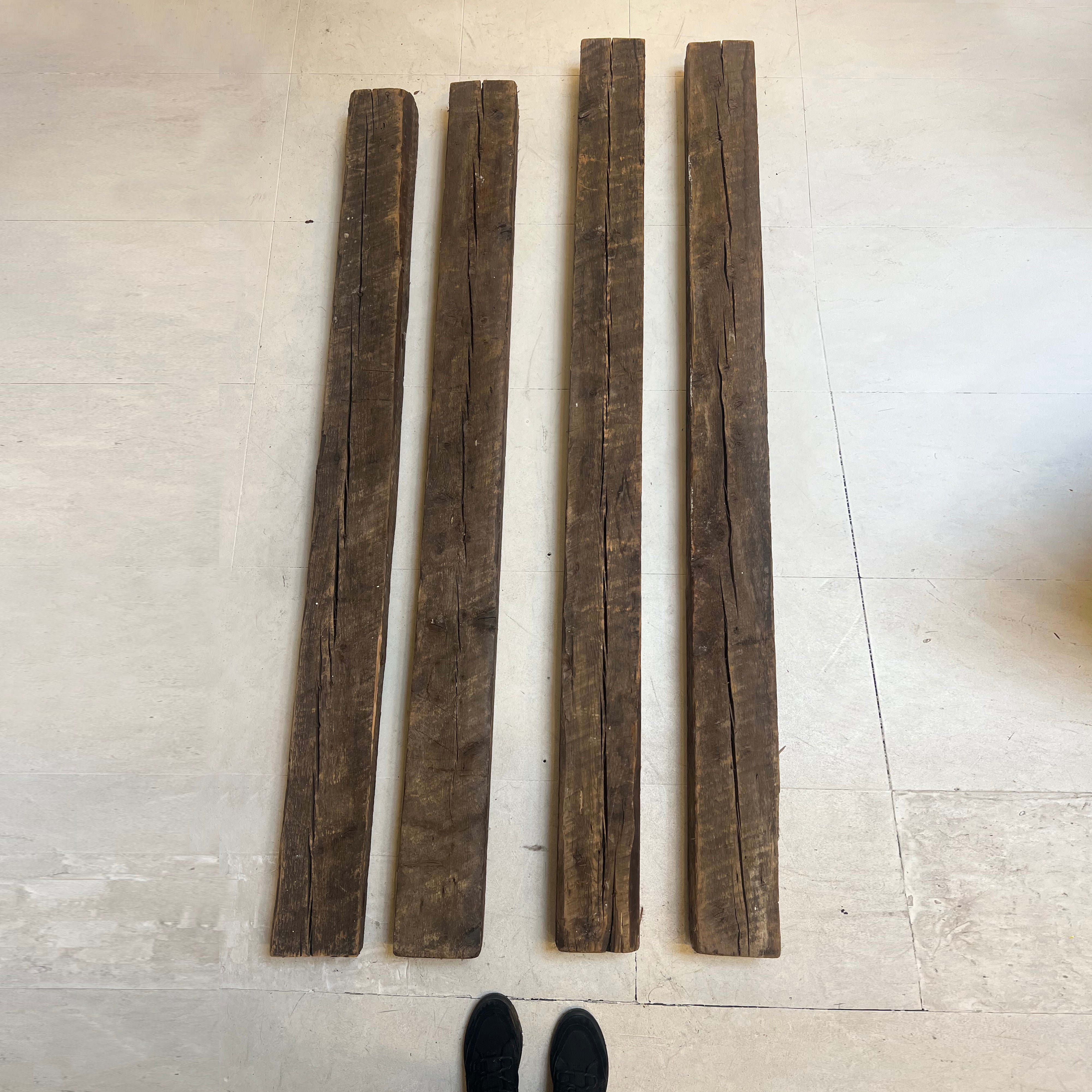 Antique Wood Beams for Sale - Reclaimed Barn Wood Beams & Rustic Timber - Perfect for Home Decor, DIY Projects, and Vintage Furniture Restoration