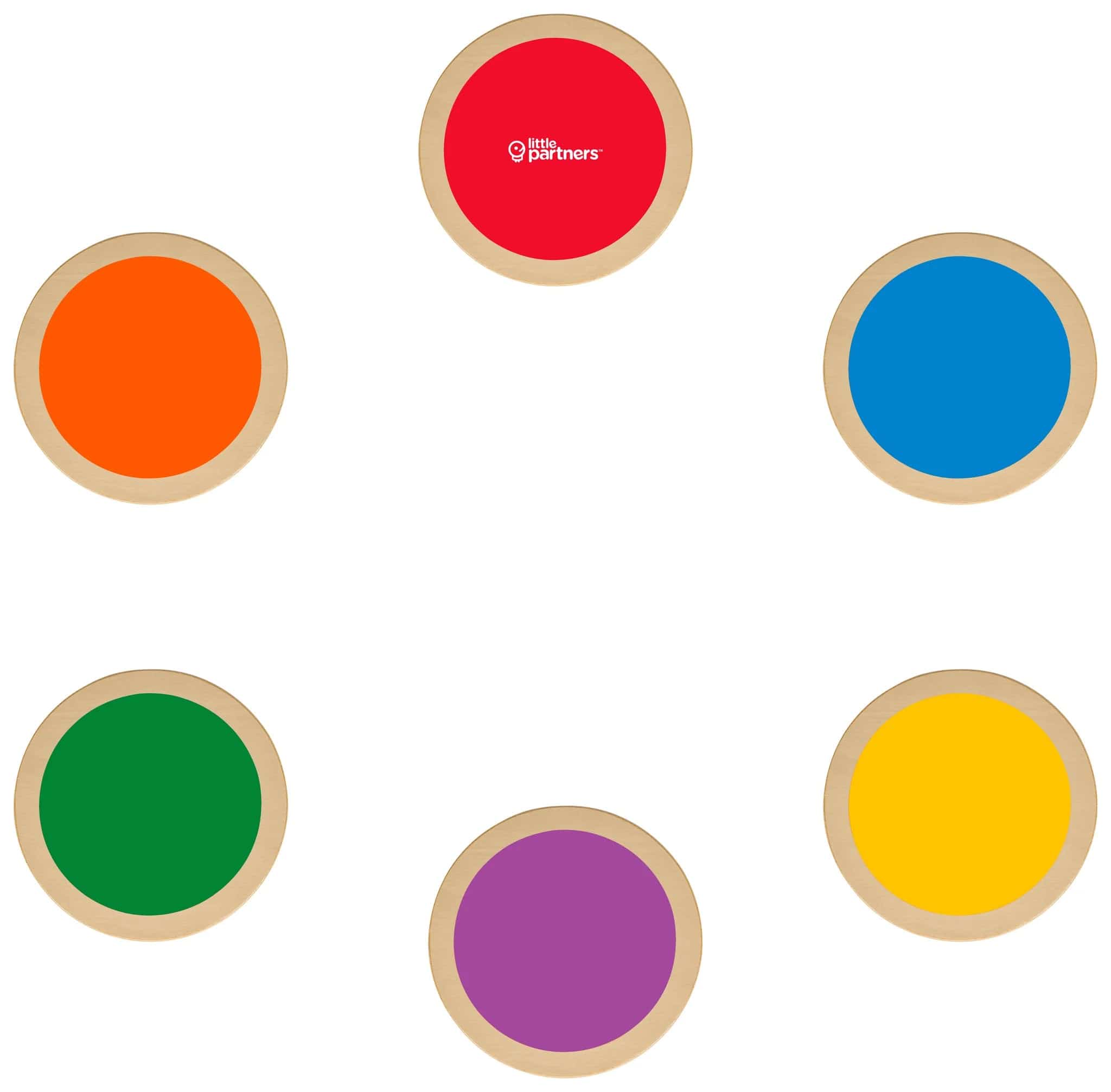 Little Partner Step 'N Learn Stepping Stones - Educational Balance Toys for Toddlers, Kids Indoor & Outdoor Play, Perfect for Backyard, Playroom, and Preschool Activities