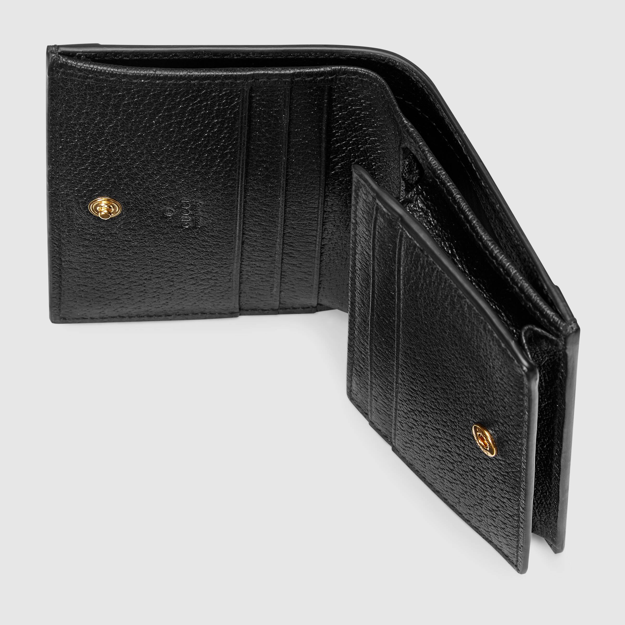 Gucci Ophidia Leather Card Holder Wallet - Slim RFID Blocking Credit Card Case for Men & Women | Perfect for Travel, Business & Everyday Use