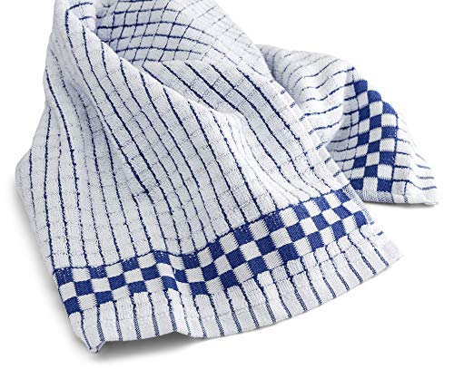 Premium XLNT Blue Kitchen Towels (9 Pack) - 100% Cotton Dish Towels | Super Absorbent & Quick Drying Dishcloths for Cleaning, Drying Dishes & Countertops | Multipurpose Hand Towels & Tea Towels Set for Kitchen, Restaurant & Home Use