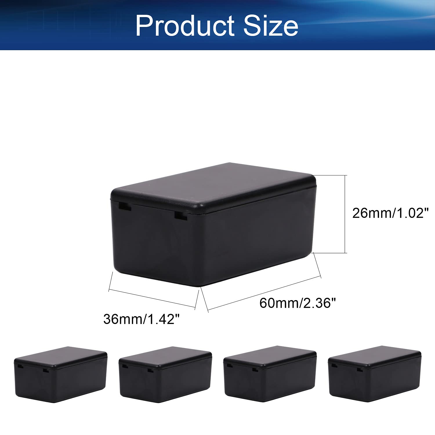 ABS Plastic Dustproof Junction Box - 2.36