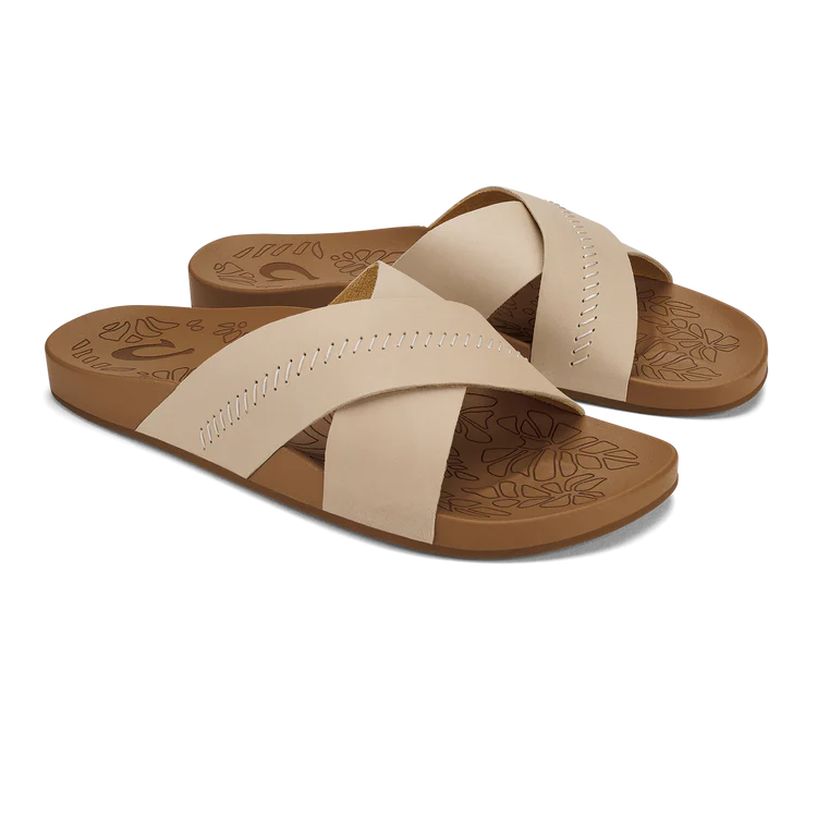 Olukai Kipe'a 'Olu Women's Sandals - Comfortable & Stylish Flip Flops for Beach, Pool & Summer Outfits | Premium Leather & Arch Support