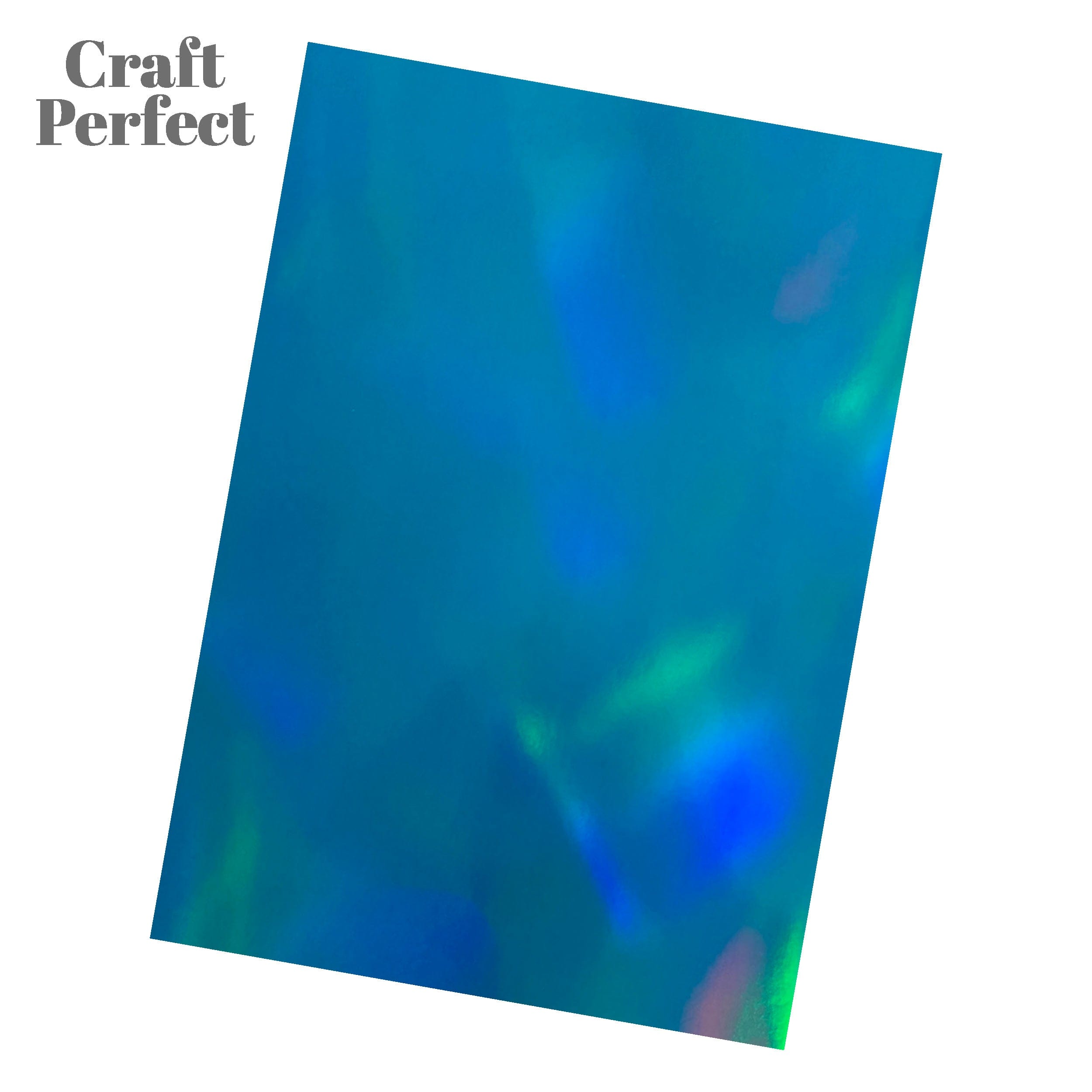 8-Pack Iridescent Mirror Cardstock - Tidal Wave A4 Size (8.3 x 11.7 in) for Scrapbooking, Card Making & DIY Crafts - 9771e8