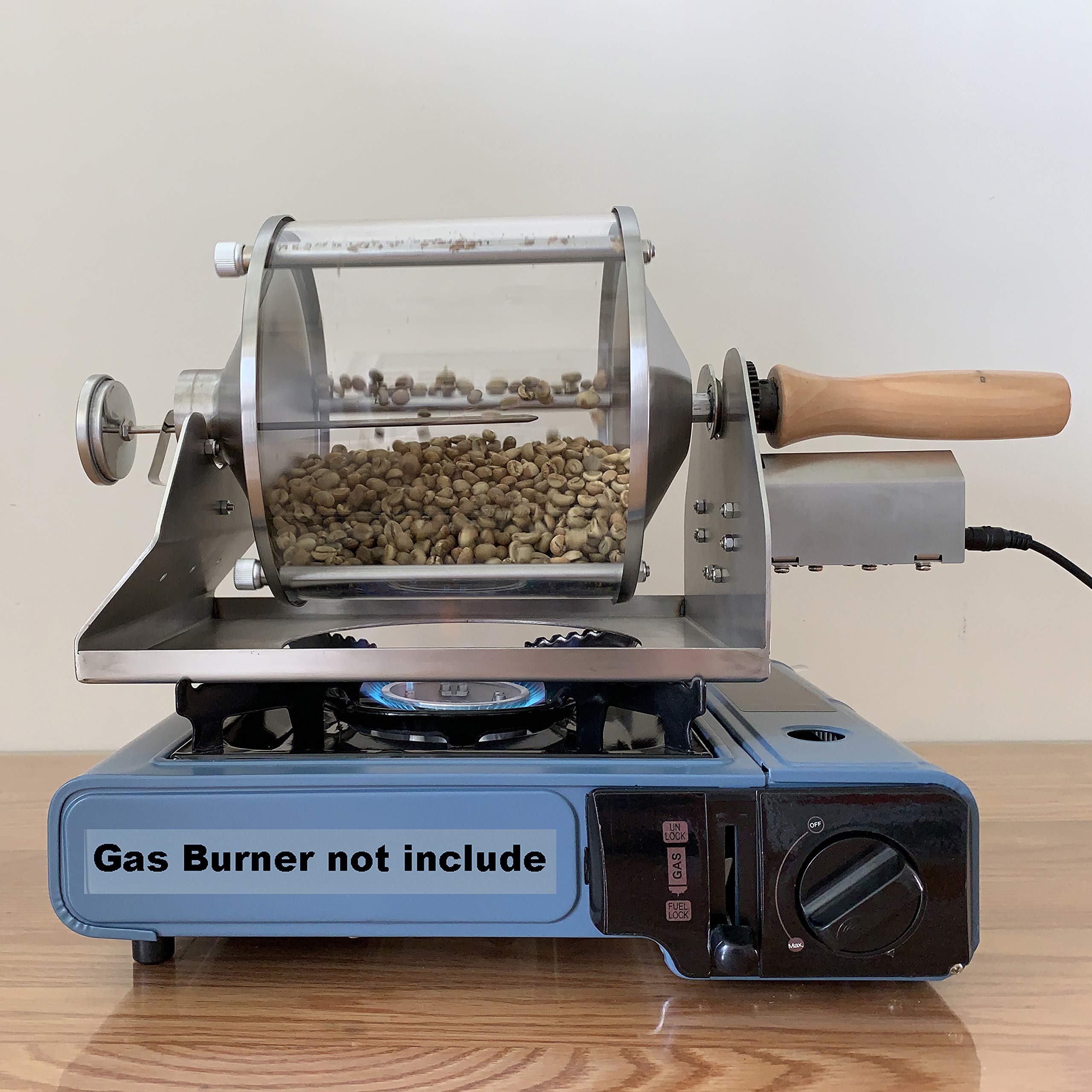Commercial Grade Gas Coffee Roaster Machine - Home & Small Business Coffee Bean & Peanut Roaster for Fresh Artisanal Roasting | Perfect for Coffee Shops, Home Brewing & Gift Giving