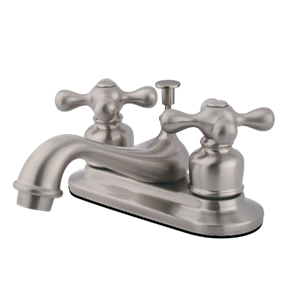 Kingston Brass KB608AX Restoration 4-Inch Centerset Bathroom Faucet - Chrome Finish for Vanity Sinks - Perfect for Bathroom Remodeling and Home Upgrades