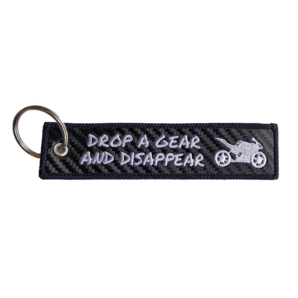Carbon Moto Gear Motorcycle Keychains - Durable, Lightweight & Stylish - Perfect for Bikers, Riders & Motorcycle Enthusiasts