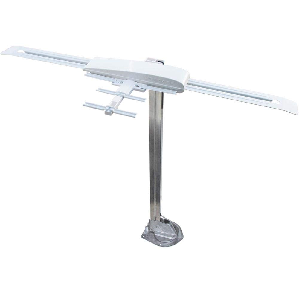 Winegard RVW-395 Sensar IV White Outdoor RV TV Antenna for Digital HD Channels - Perfect for Camping & Road Trips