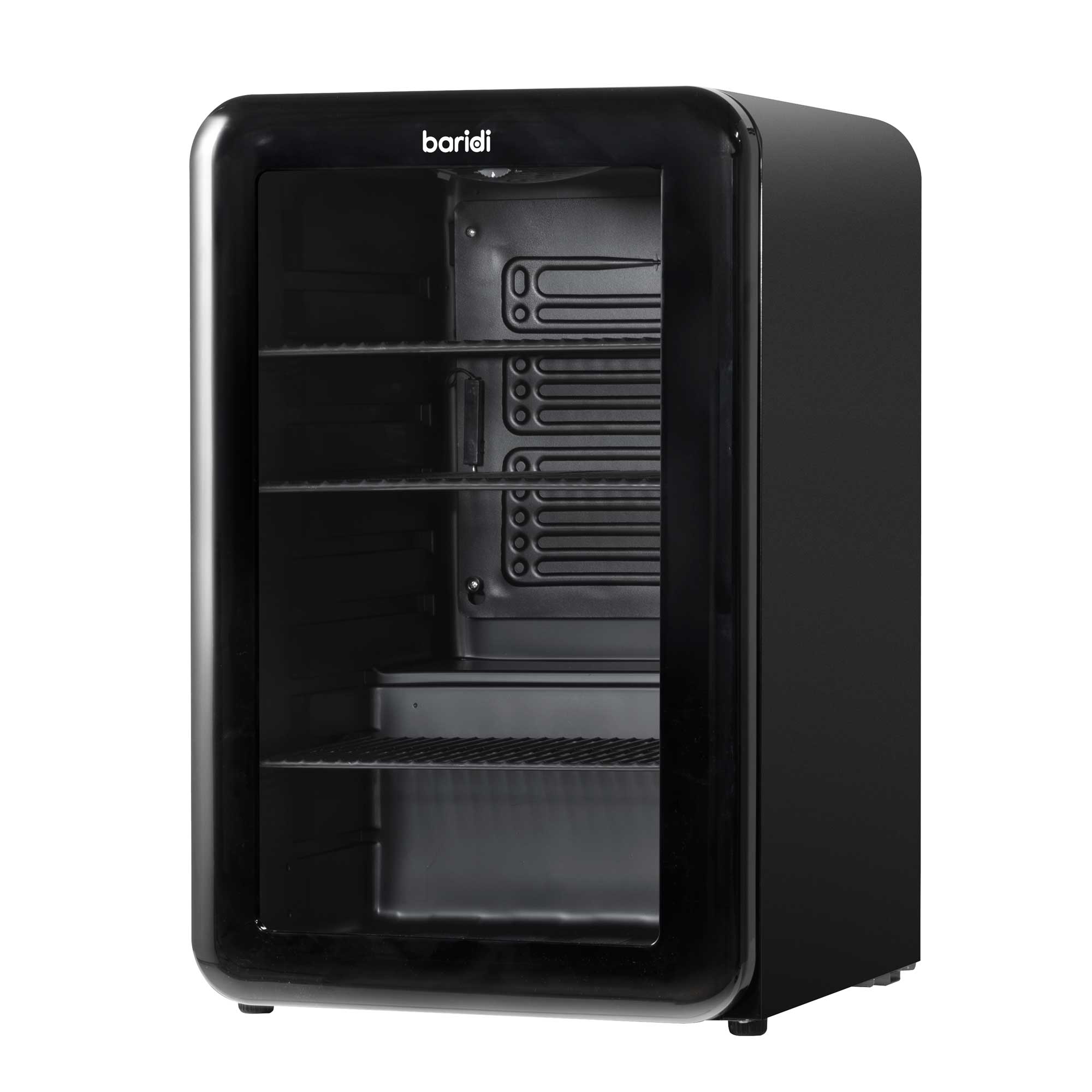 Retro Style 70L Under Counter Beverage Cooler - Black Baridi DH222 for Beer, Wine & Drinks | Perfect for Home Bars, Kitchens & Entertainment Spaces