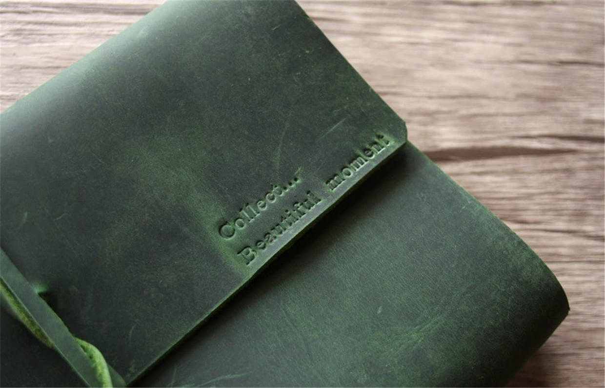 Personalized Leather Memorial Guest Book Album - Keepsake for Funeral, Memorial Service & Celebration of Life Events