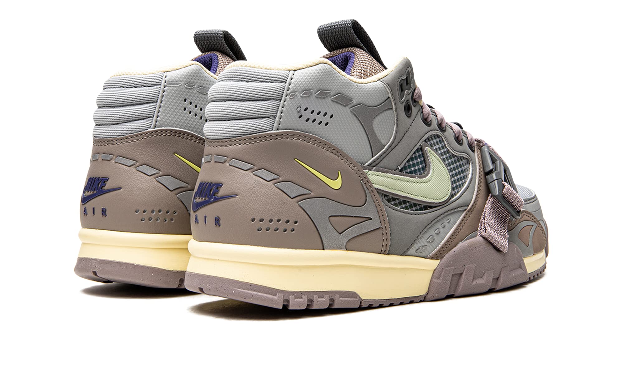 Nike Men's Air Trainer 1 SP DH7338-002 Light Smoke Grey Basketball Shoes Size 14 - Gym Training & Casual Streetwear Sneakers