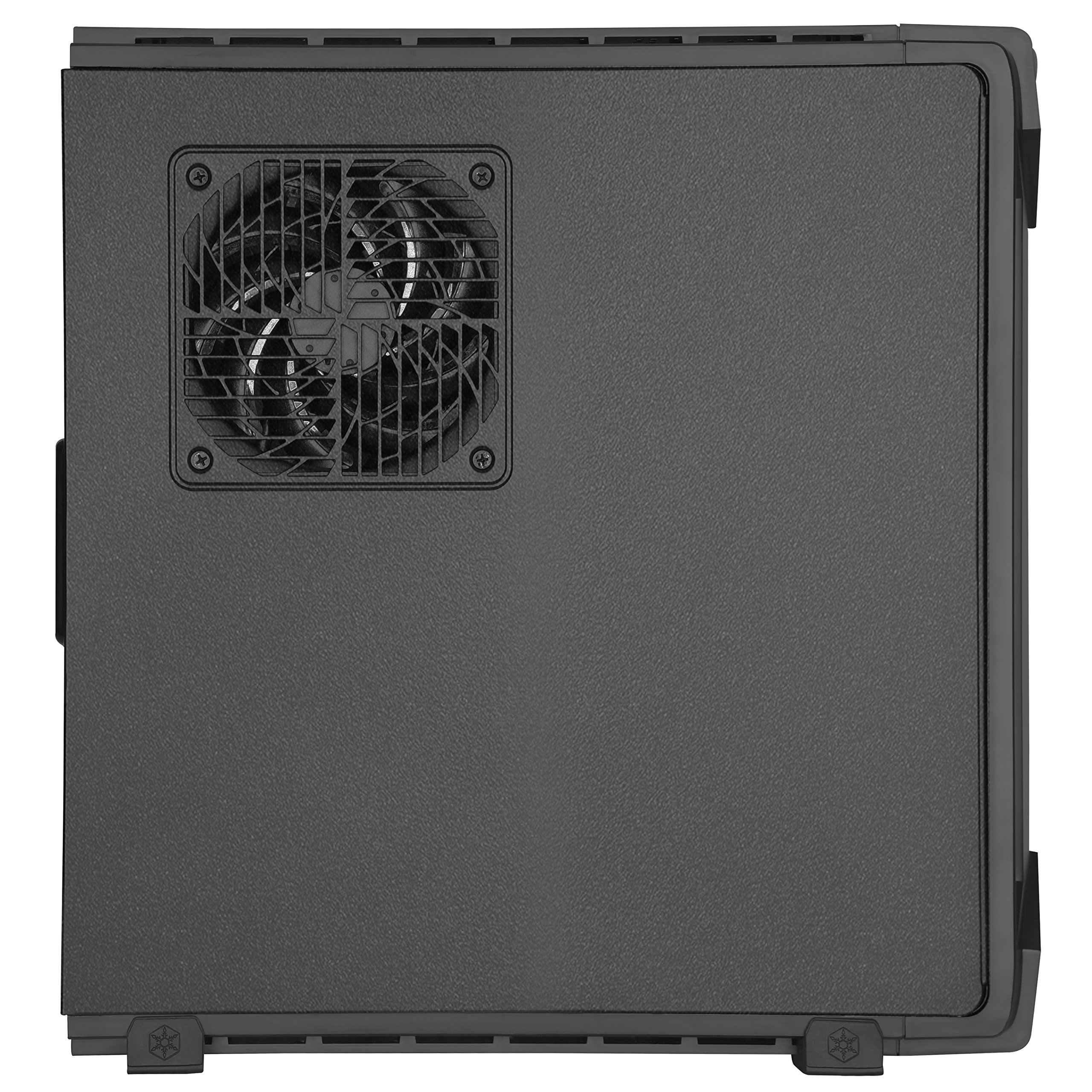 SilverStone SST-RVZ03B Raven Mini-ITX Gaming PC Case - Compact Black Chassis with RGB Lighting for High-Performance Gaming Rigs | Perfect for Small Space Setups, Esports Tournaments & Home Entertainment Systems