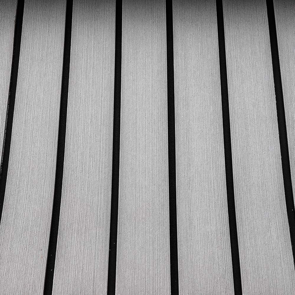 Non-Slip Self-Adhesive EVA Foam Boat Decking Sheet - Waterproof Faux Teak Marine Flooring for Yachts, RV, Boats | Perfect for Deck, Cockpit & Swim Platform Non-Skid Surface