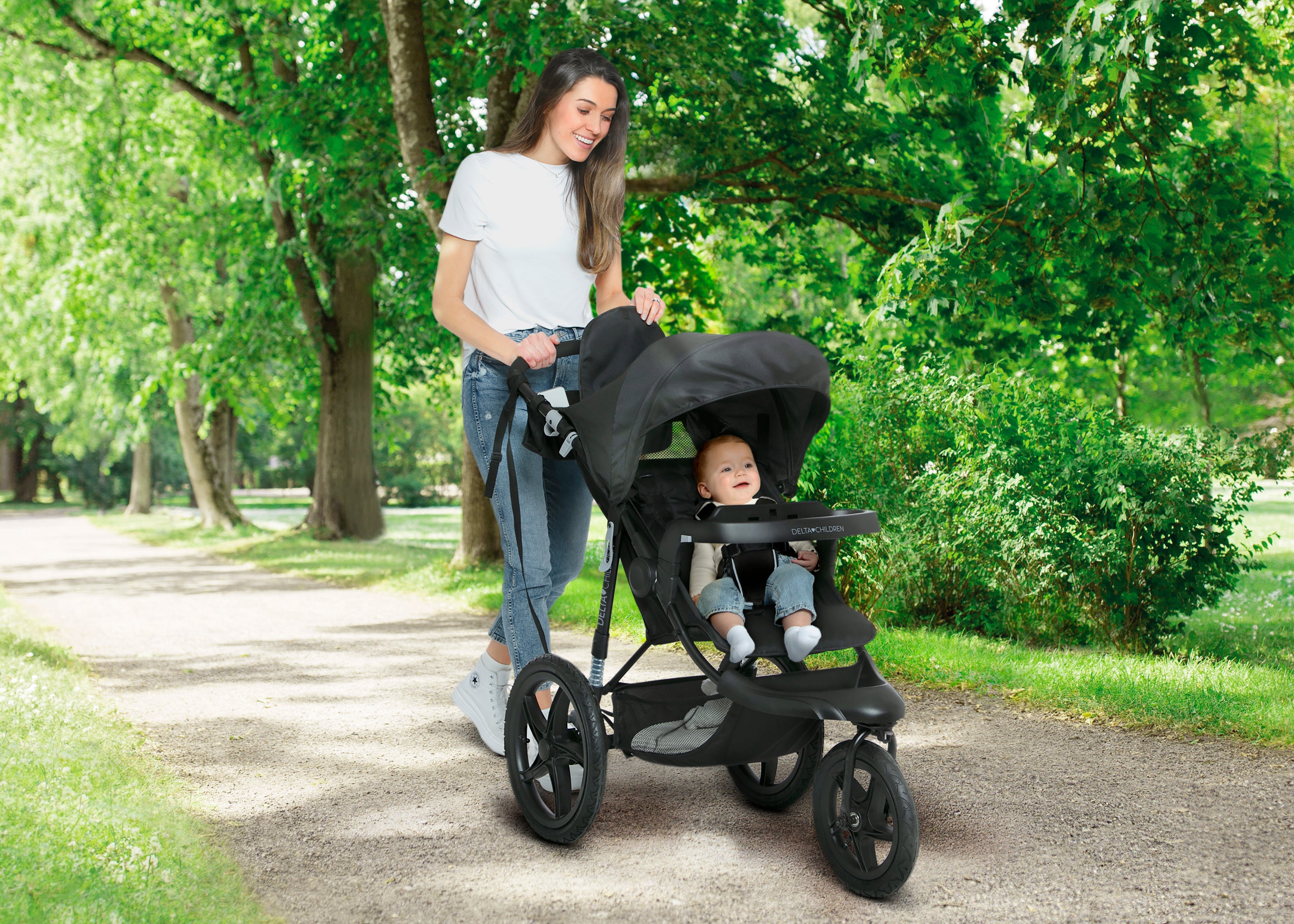 Apollo All-Terrain Jogging Stroller for Running & Walking - Lightweight & Durable Baby Stroller for Active Parents - Perfect for Parks, Trails & Outdoor Adventures