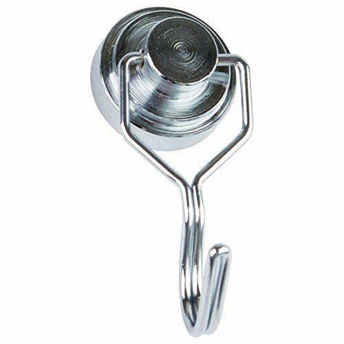 BouboboP Heavy Duty Magnetic Hooks - Strong Neodymium Wall Hooks for Hanging Keys, Towels, Utensils & More - Perfect for Kitchen, Bathroom, Garage & Office Organization