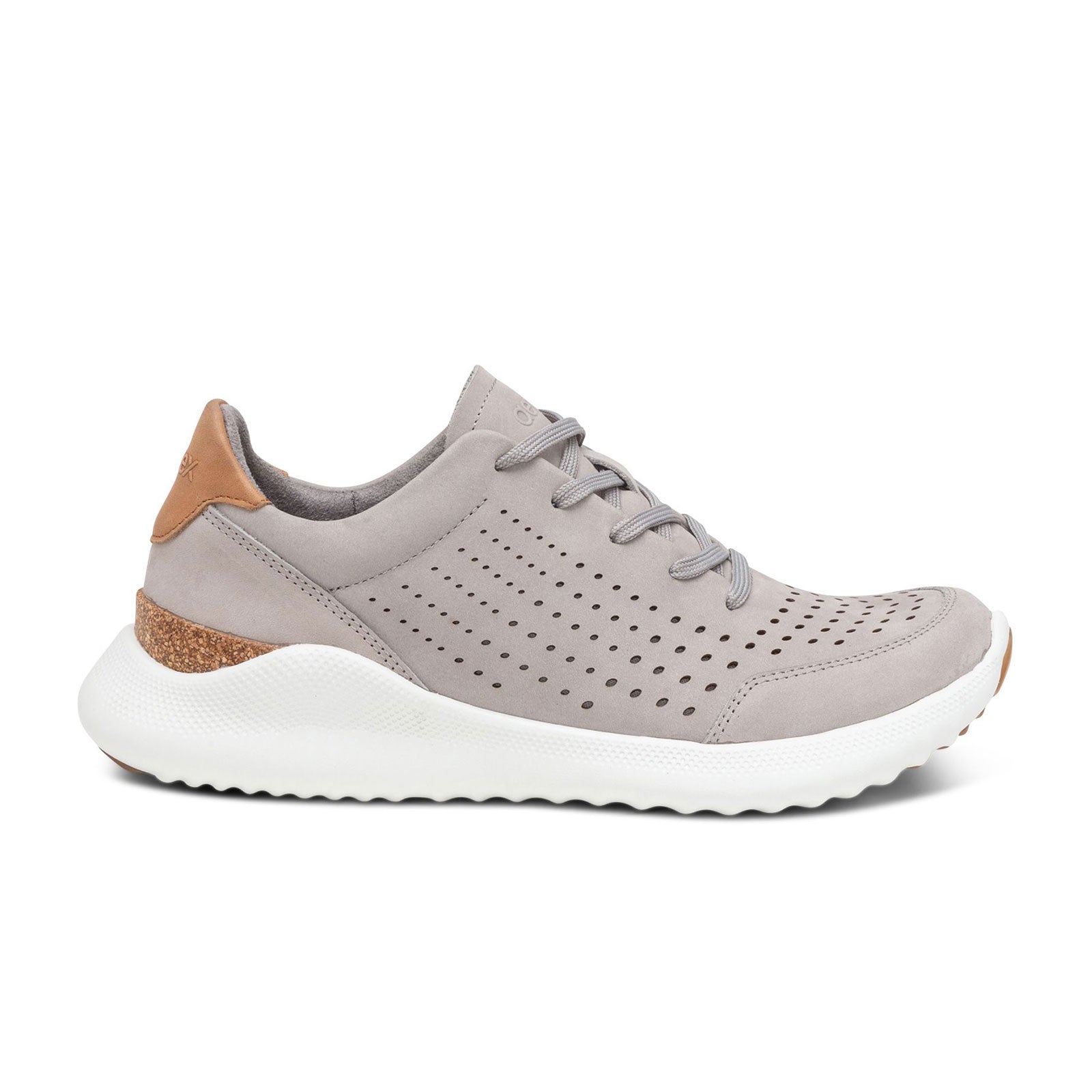 Aetrex Laura Women's Sneakers - Comfortable Grey Walking Shoes for Women | Perfect for Casual Wear, Work & Travel