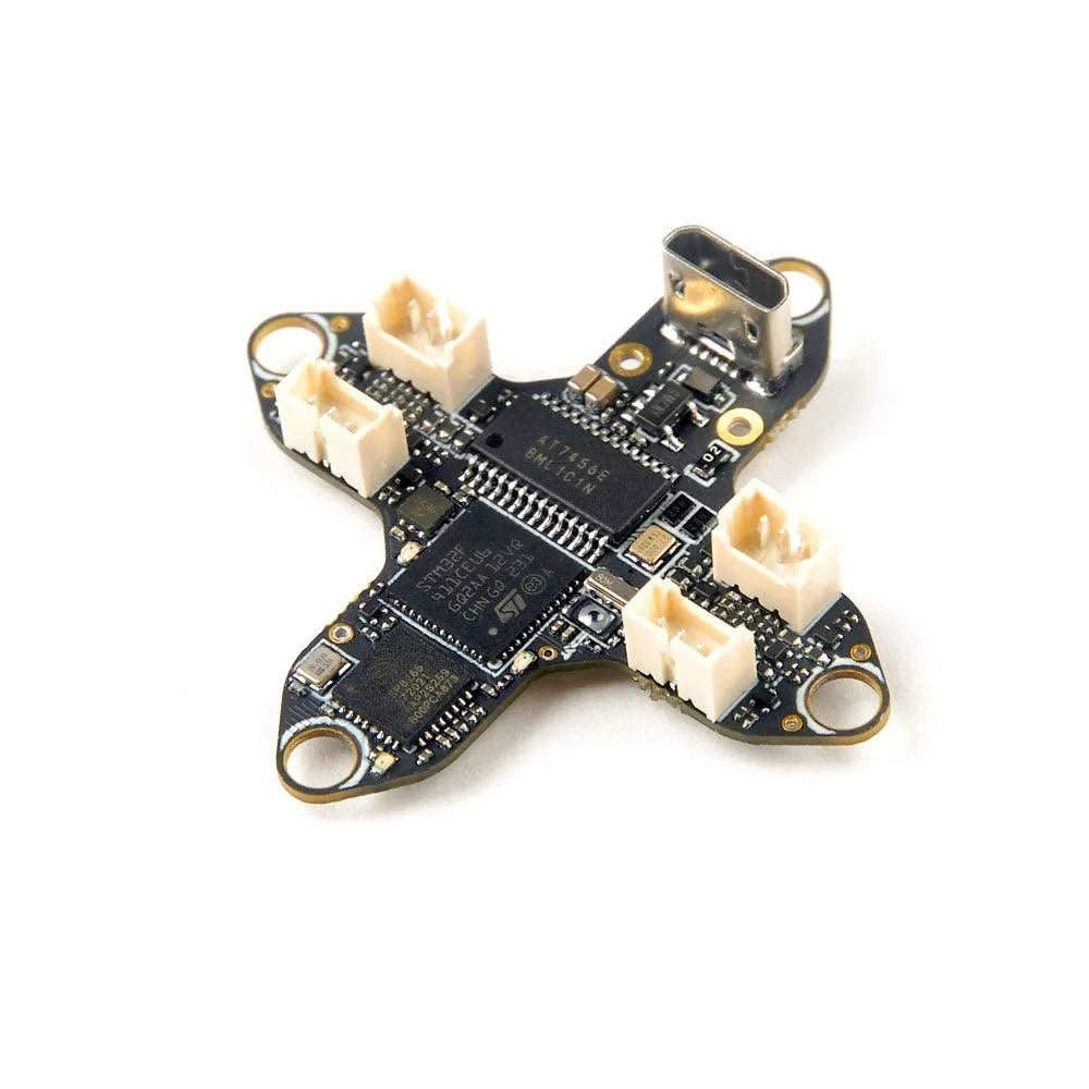 Happymodel CrossF4 ELRS 1-2S Flight Controller with BMI270 IMU & UART ELRS V3.0 Receiver for Tinywhoop Drones - Perfect for FPV Racing and Indoor Drone Flying