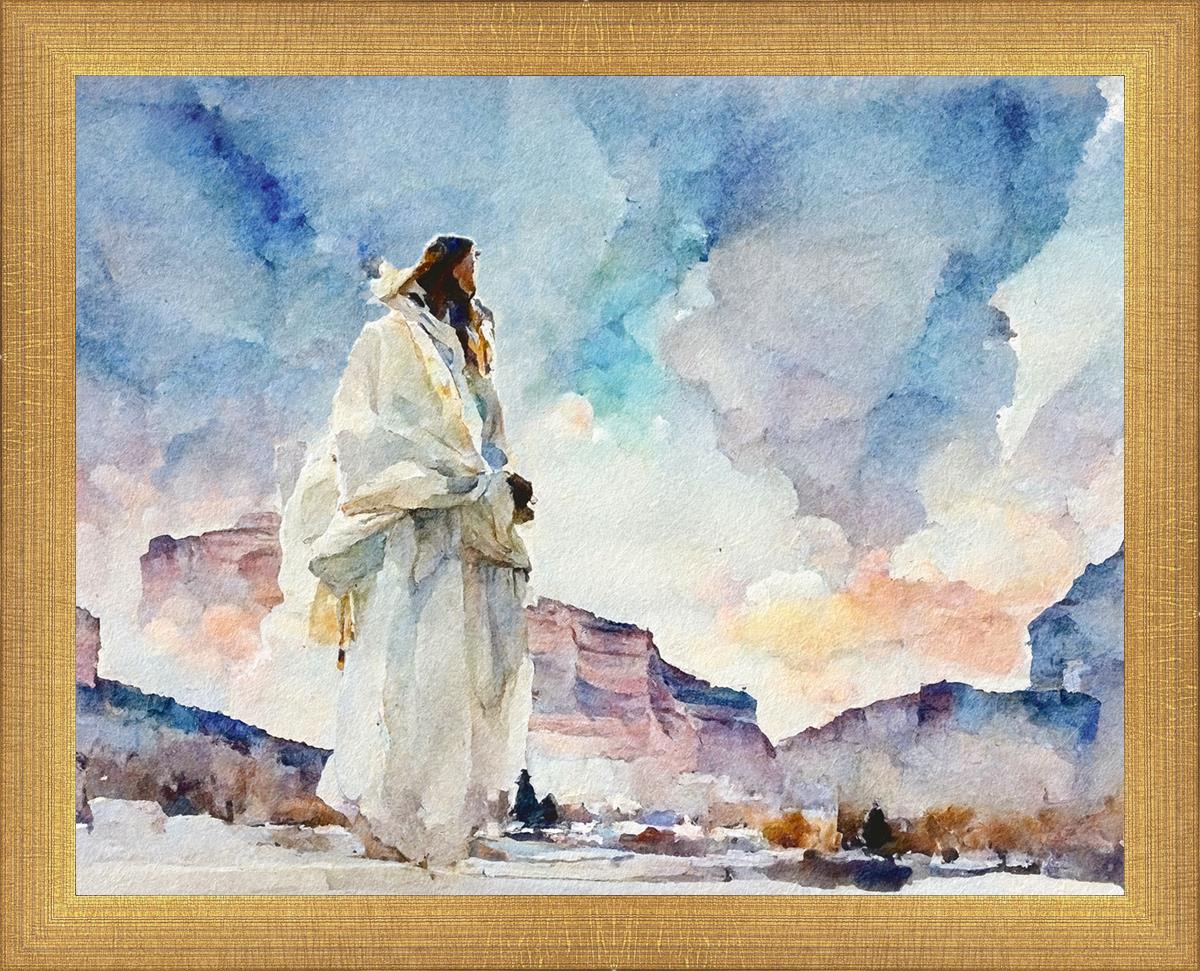 Into The Desert By Alex Kovych - Stunning Desert Landscape Art Print for Home & Office Decor | Perfect for Living Rooms, Bedrooms & Workspaces