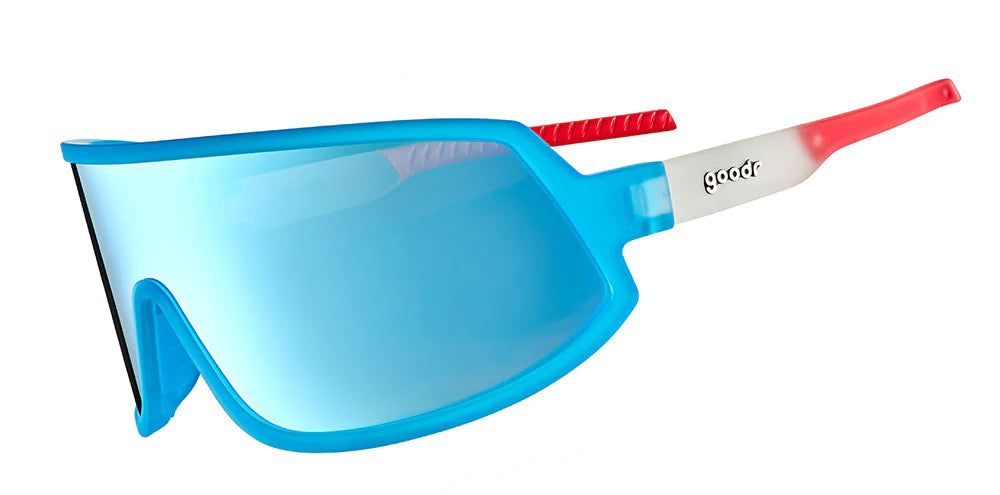 Goodr Wrap G Sunglasses - Polarized Sports Sunglasses for Running, Cycling & Outdoor Activities - UV Protection & Lightweight Design
