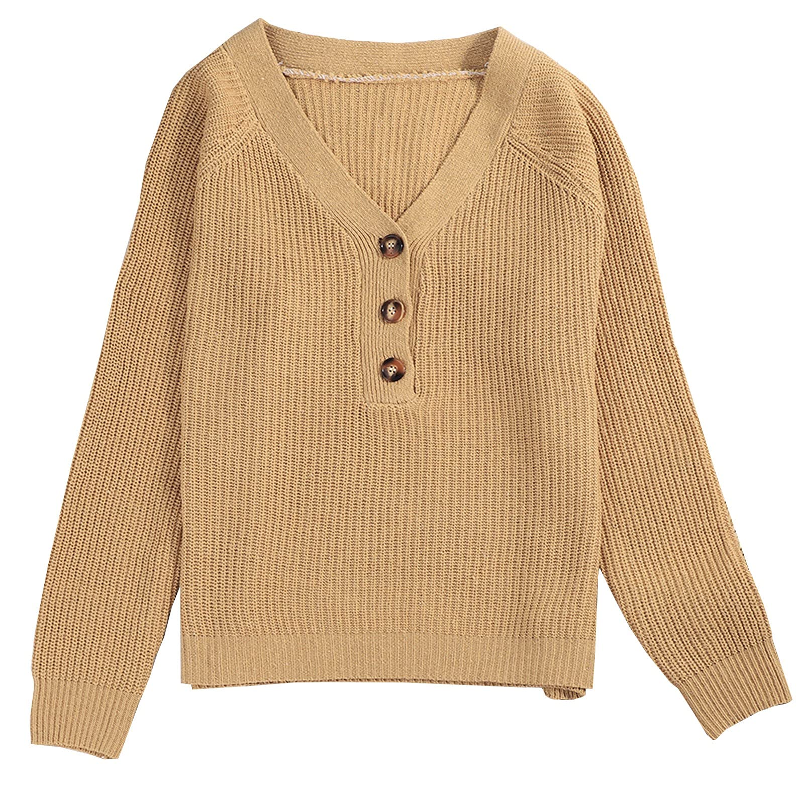 Women's Lightweight Open Front Long Sleeve Cardigan with Pockets - Casual Fall Button Down Sweater for Layering, Office Wear & Cozy Home Outfits