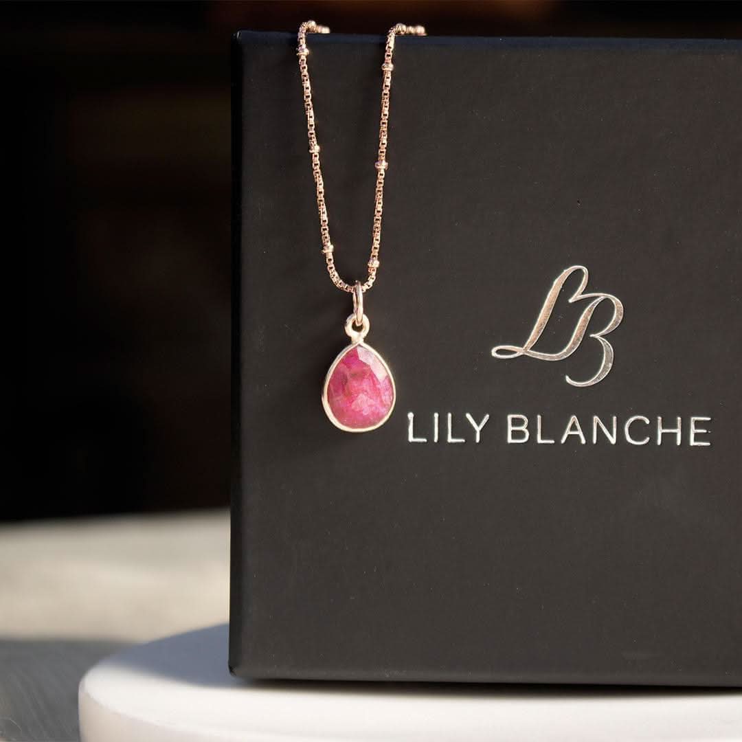 Rose Gold Vermeil Beaded Chain Necklace for Women - Elegant Layering Jewelry for Everyday Wear & Special Occasions