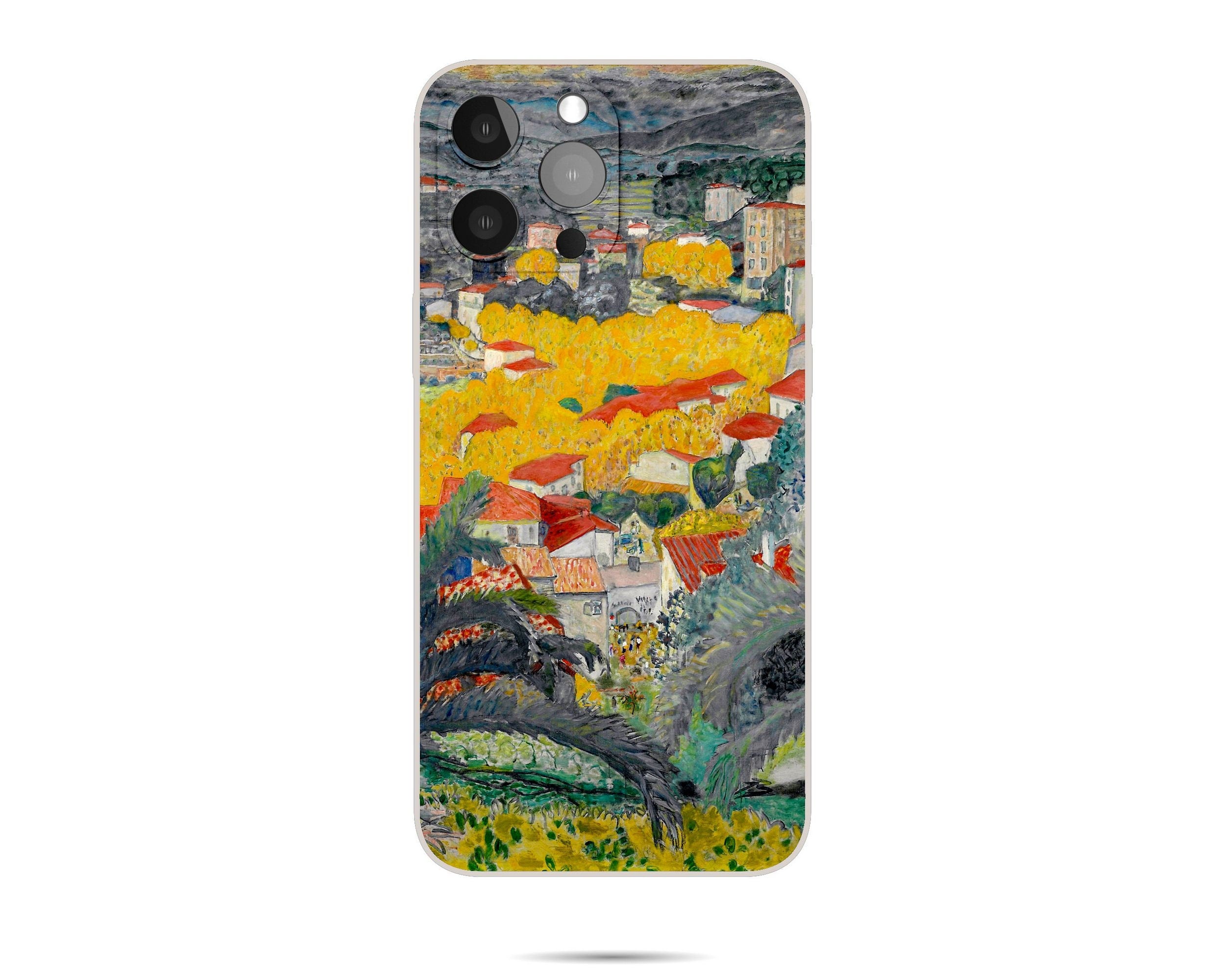 iPhone 14 Pro Max Case with Pierre Bonnard Famous Painting Design - Protective Cover for iPhone 12/iPhone XS - Artistic Phone Case for Daily Use & Travel Protection
