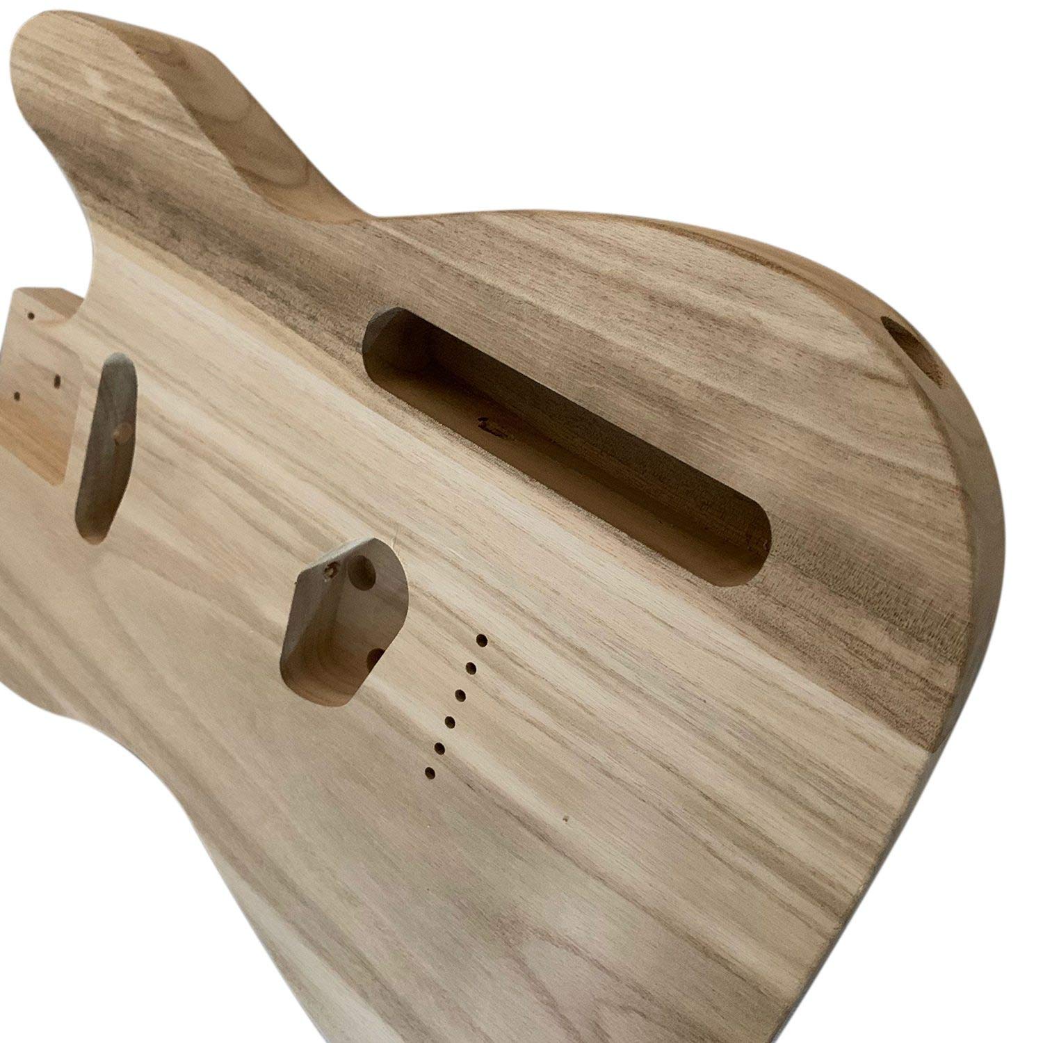 Premium Maple Cap Guitar Body - DIY Electric Guitar Replacement Parts for Unfinished TL Models | Perfect for Custom Builds, Repairs & Upgrades | Ideal for Musicians, Luthiers & Guitar Enthusiasts
