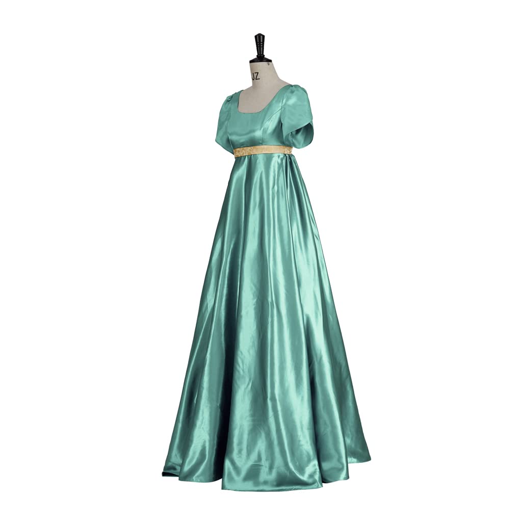 Elegant Kate Dress for Women - Jane Austen Inspired Regency Dress & Victorian Tea Gown | Perfect for Historical Reenactments, Tea Parties & Cosplay Events