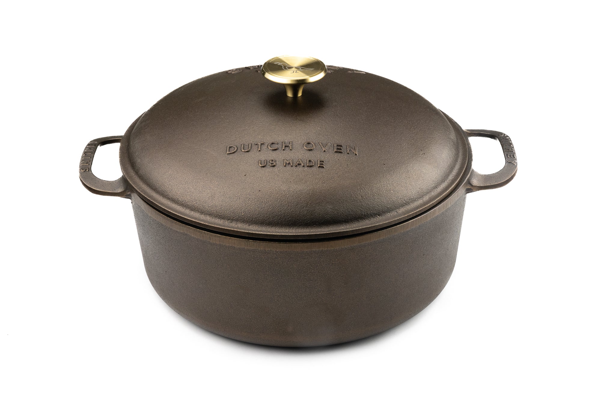 Smithey Cast Iron Dutch Oven - 5.5 Quart Enameled Cookware for Baking, Braising & Roasting - Perfect for Stovetop, Oven & Campfire Cooking