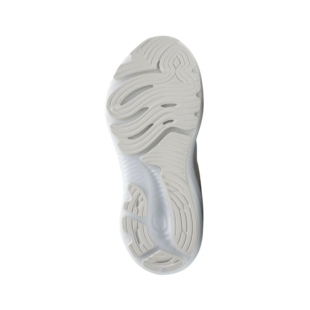 Women's Glycerin GTS 22 Running Shoes - White/White/Grey (B Width) - Lightweight Cushioned Sneakers for Women, Perfect for Jogging, Gym Workouts & Daily Walking