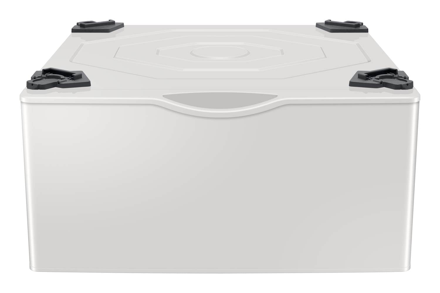 Samsung WE402NE/A3 White Pedestal Stand for 27 Inch Front Load Washer & Dryer - Perfect for Laundry Room Organization & Space Saving