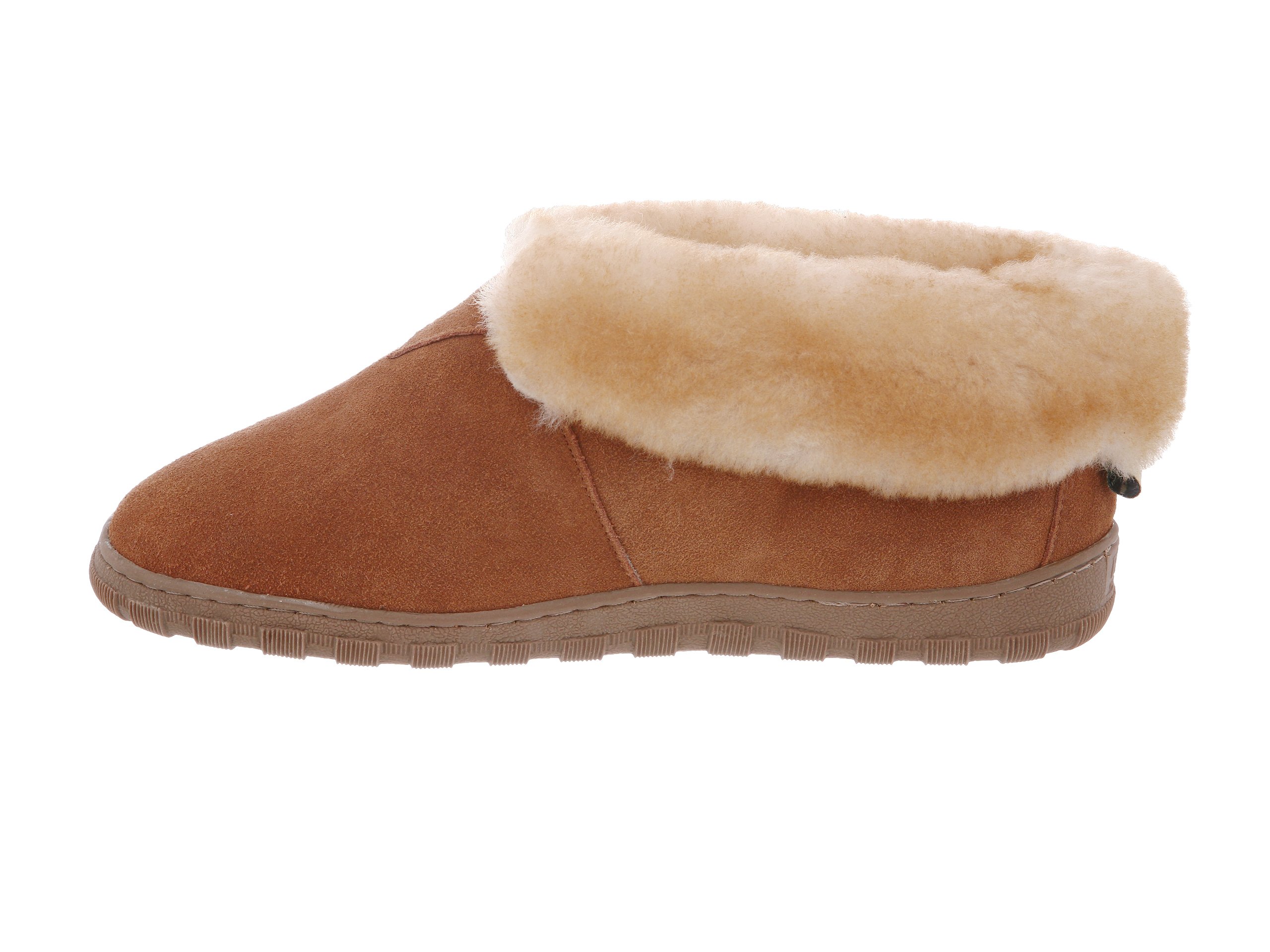 Cloud Nine Sheepskin Men's Bootie Slippers - Warm Winter Indoor/Outdoor House Shoes for Comfort & Style