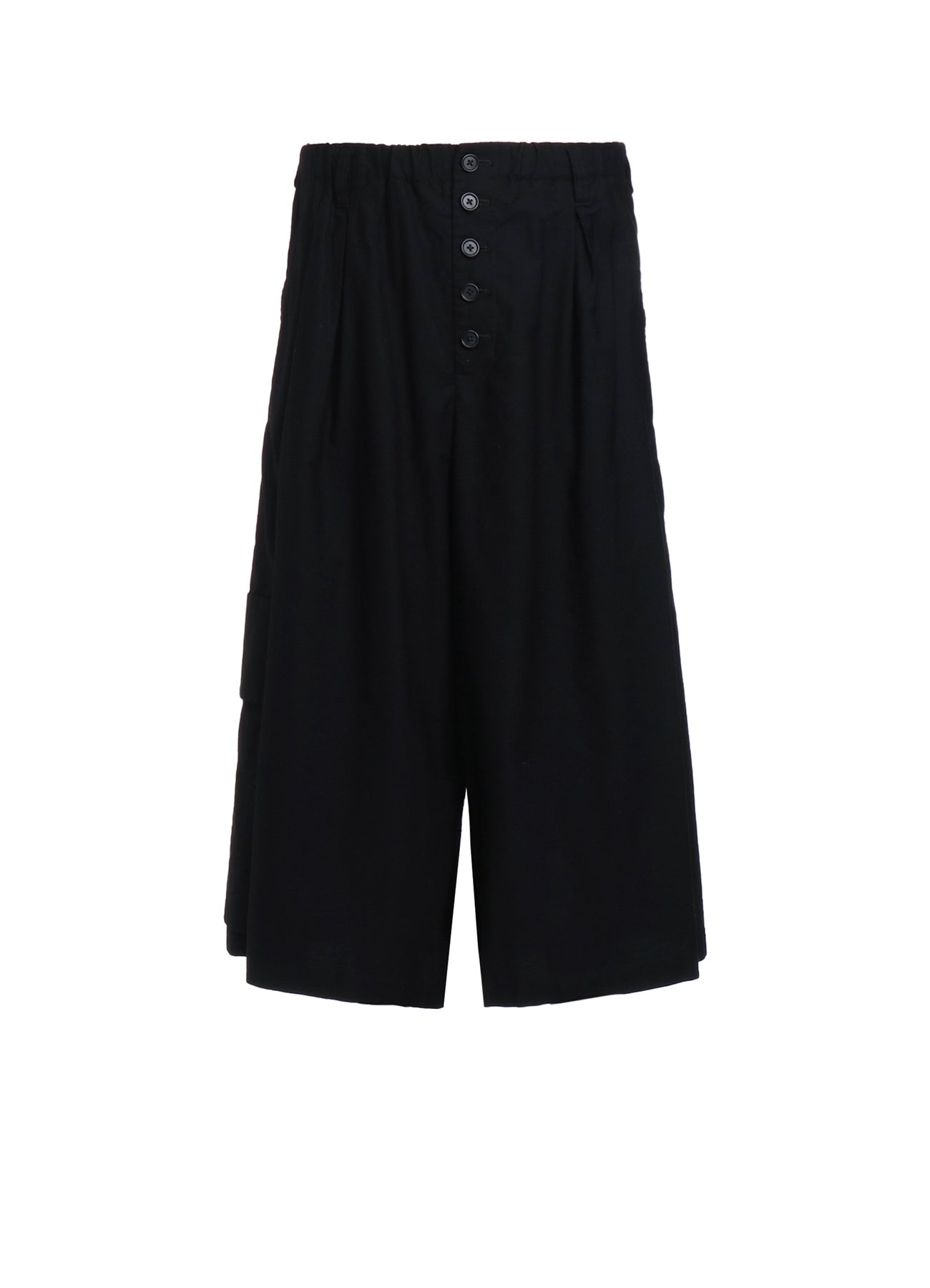 Stylish Cotton Twill Cropped Wide Pants with Gusseted Flap Pockets - Women's High Waisted Casual Trousers for Work, Travel & Everyday Wear
