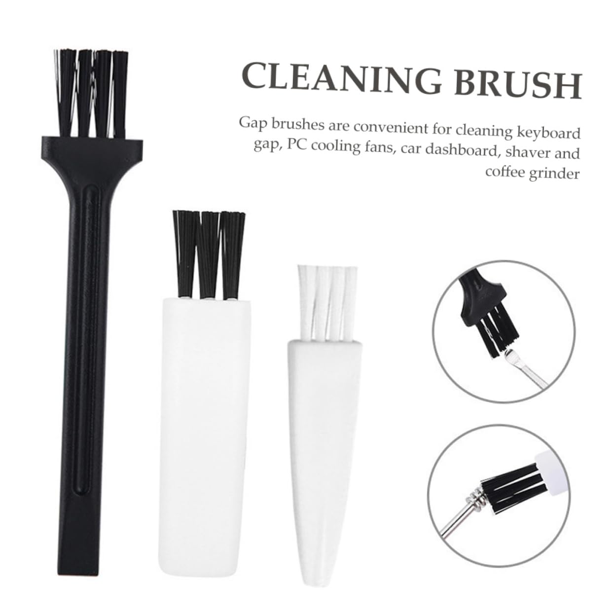 NOLITOY 30pcs Electric Shaver Cleaning Brush Set - Earwax Spoon Brush, Clipper Razor Cleaner, Plastic Scrub Brush for Grooming & Personal Care - Perfect for Home, Salon, and Travel Use