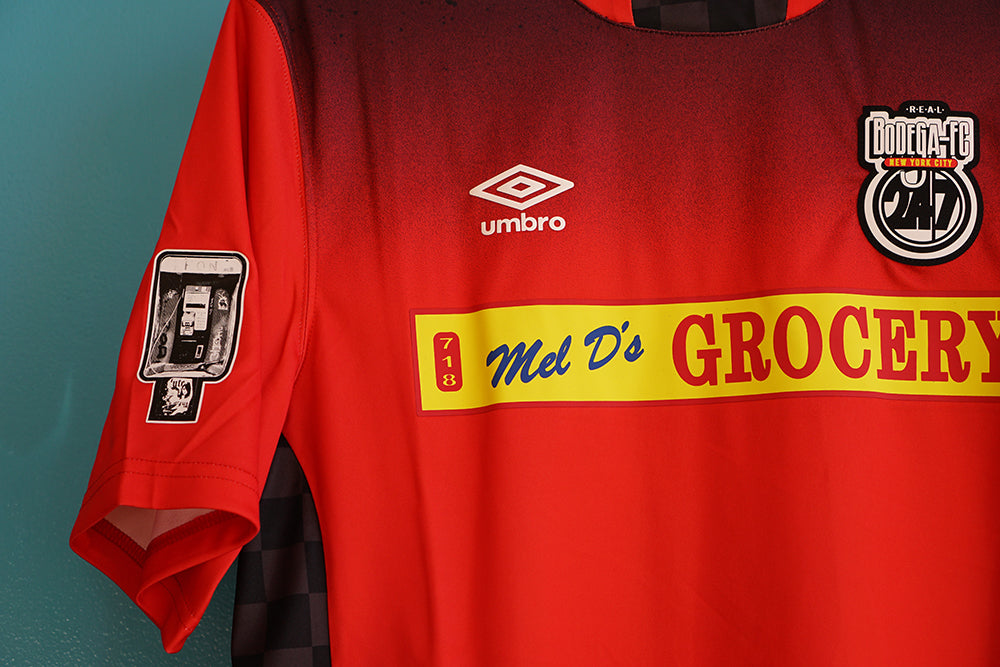 UMBRO x Mel D. Cole Real Bodega FC Jersey - Authentic Football Soccer Jersey for Men - Perfect for Match Day, Training & Streetwear Fashion