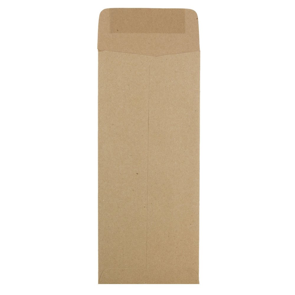 JAM PAPER #10 Business Envelopes 4 1/8 x 9 1/2 Inches - Premium Kraft Brown Paper - 250 Bulk Pack for Office, Mailing, Invoices & Business Correspondence