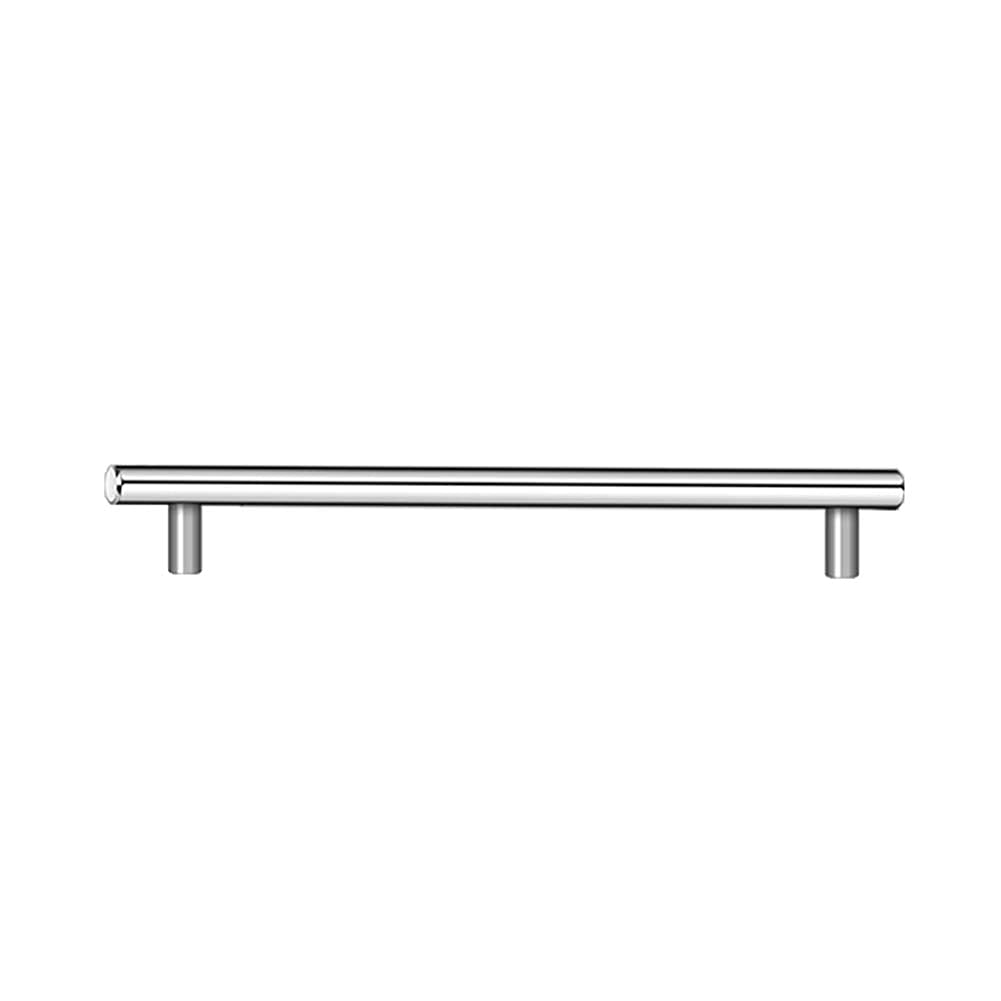 Stainless Steel Kitchen Cabinet T-Bar Handles - Brushed Nickel Drawer Pulls & Cabinet Knobs (128mm Hole Center) for Modern Home & Office Furniture - Perfect for Cabinets, Drawers, and Doors