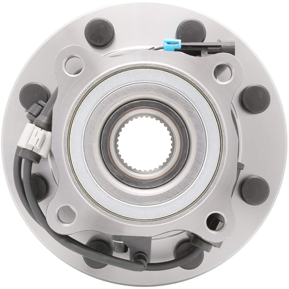2-Pack 515058 Front Wheel Hub Bearing Assembly for 4WD Chevrolet Avalanche 2500, Silverado 1500/2500/3500 & GMC Sierra 1500/2500/3500, Yukon XL 2500, Hummer H2 - Heavy Duty Replacement for Off-Road & Towing