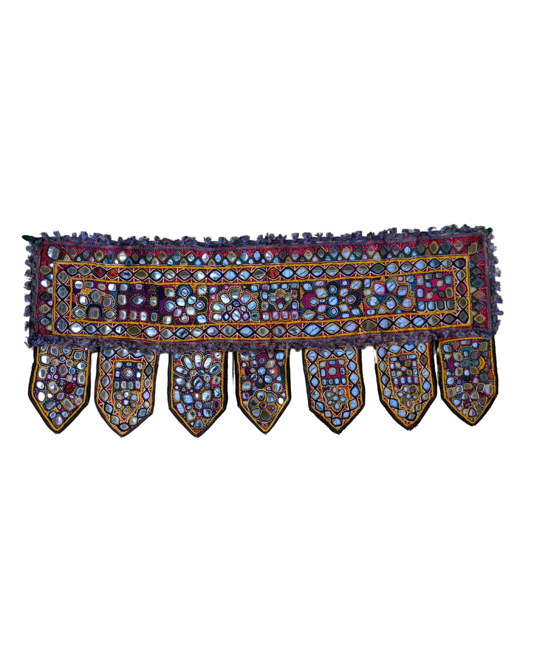 Vintage Banjara Toran from Gujarat - Handmade Indian Door Hanging for Home Decor - Perfect for Festivals, Weddings & Boho Interiors