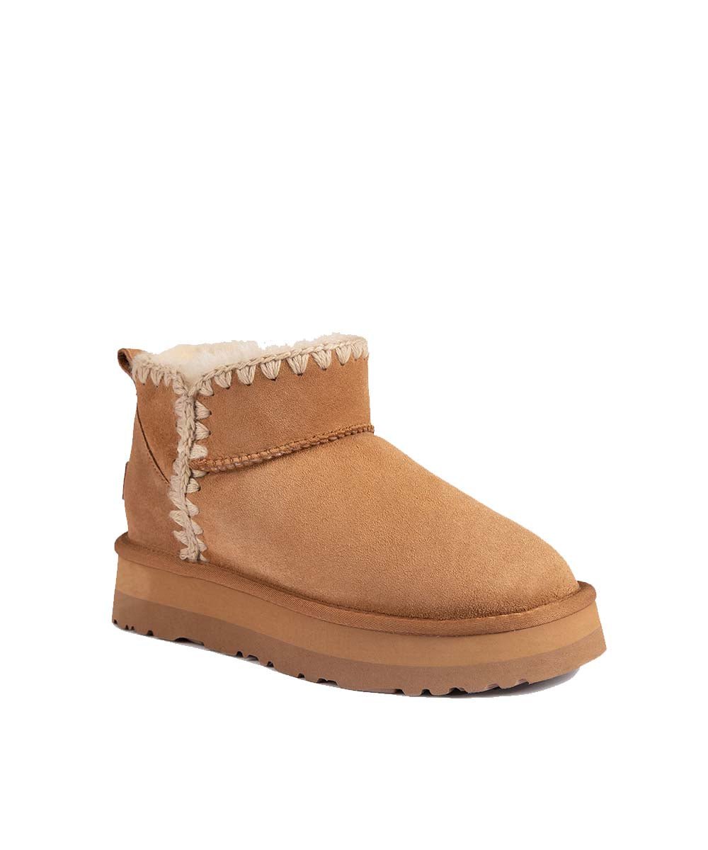 Women's UGG Tracy Platform Boot - Waterproof Winter Boots for Women, Comfortable & Stylish Snow Boots with Fur Lining - Perfect for Cold Weather, Snowy Days & Outdoor Activities