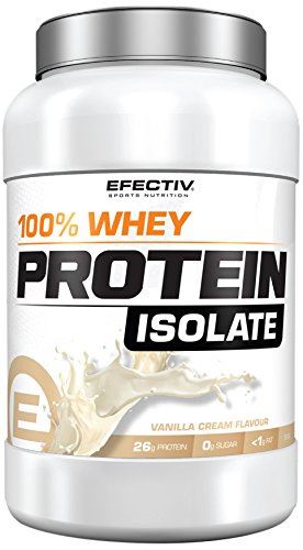 Efectiv Nutrition Whey Protein Isolate 908g Vanilla - Premium Protein Powder for Muscle Recovery & Growth - Ideal for Post-Workout, Smoothies & Baking