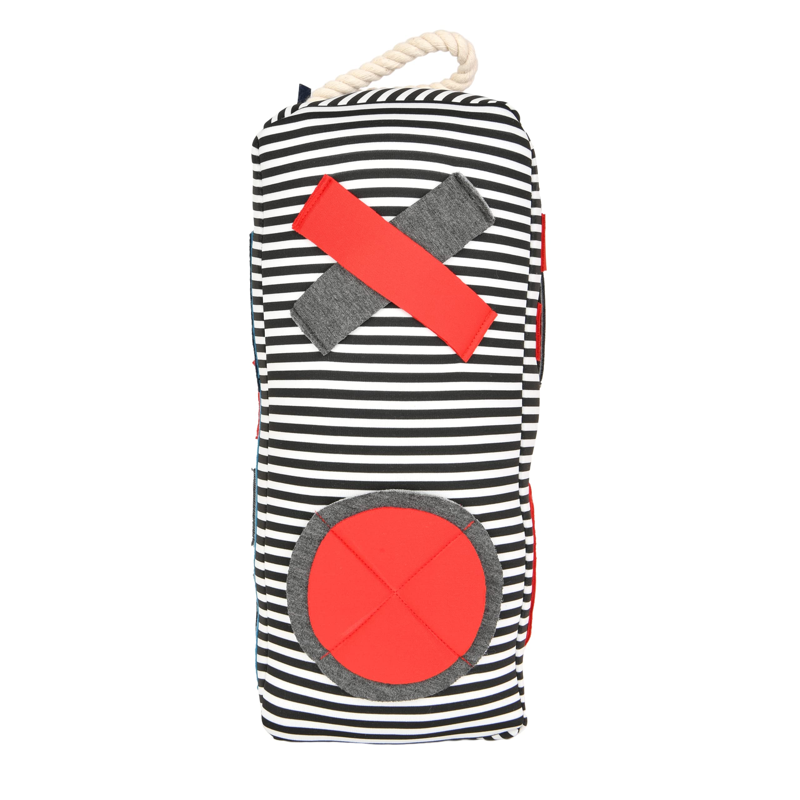 Puppia Nosework Dog Toy - High Rise Striped Interactive Puzzle for Scent Training | Fun Mental Stimulation for Small & Medium Dogs | Indoor & Outdoor Play