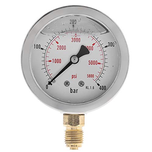 Premium Portable Hydraulic Pressure Gauge - Heavy Duty Hydraulic Tester Kit for Excavators & Construction Machinery | Accurate Pressure Measurement for Hydraulic Systems, Pumps & Heavy Equipment Maintenance
