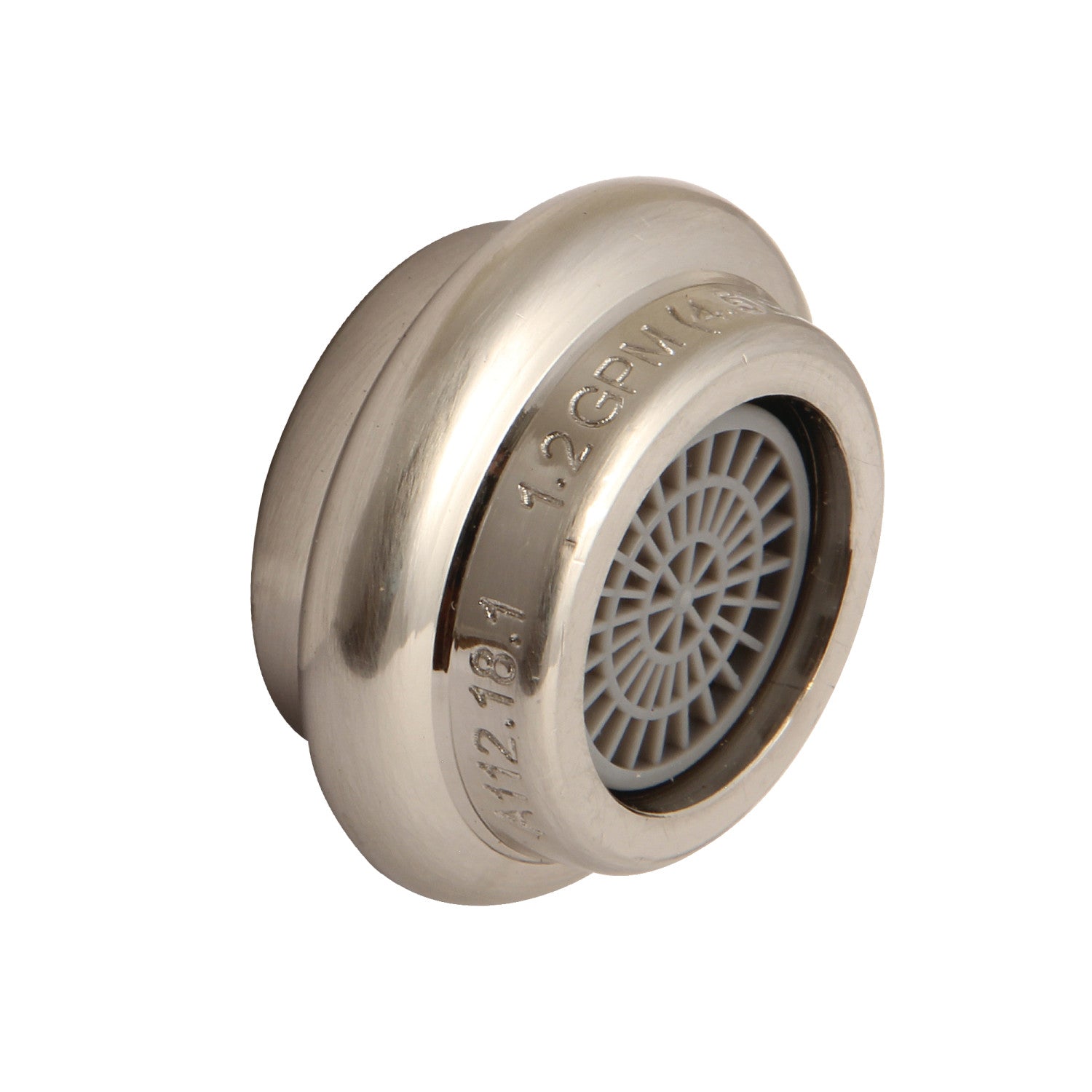 Cal Green Z12KBSA1798 1.2 GPM Brushed Nickel Female Aerator - Perfect for Bathroom Sink Faucets & Water Conservation