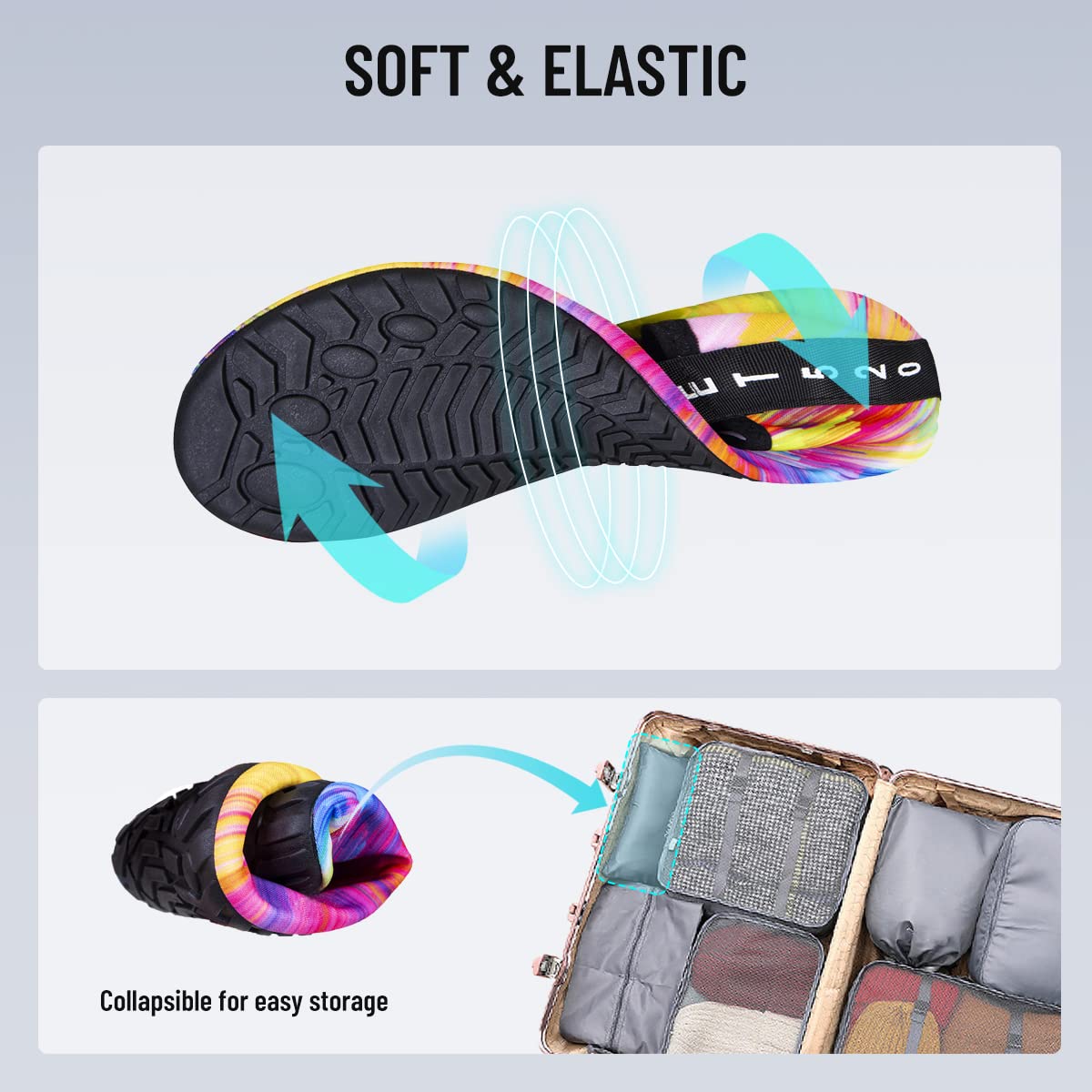 **Men's & Women's Quick-Dry Water Shoes - Barefoot Beach Pool Shoes for Surfing, Swimming, Yoga & Water Sports | Lightweight Aqua Socks for Beach, Pool & Outdoor Activities**