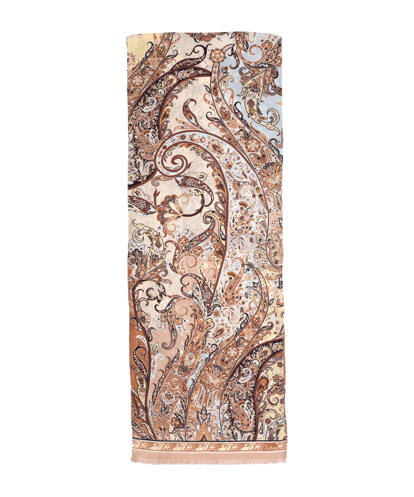 Stylish Manor Paisley Oblong Scarf for Women & Men - Soft Winter Fashion Accessory - Perfect for Cold Weather, Office, Travel & Gift Giving