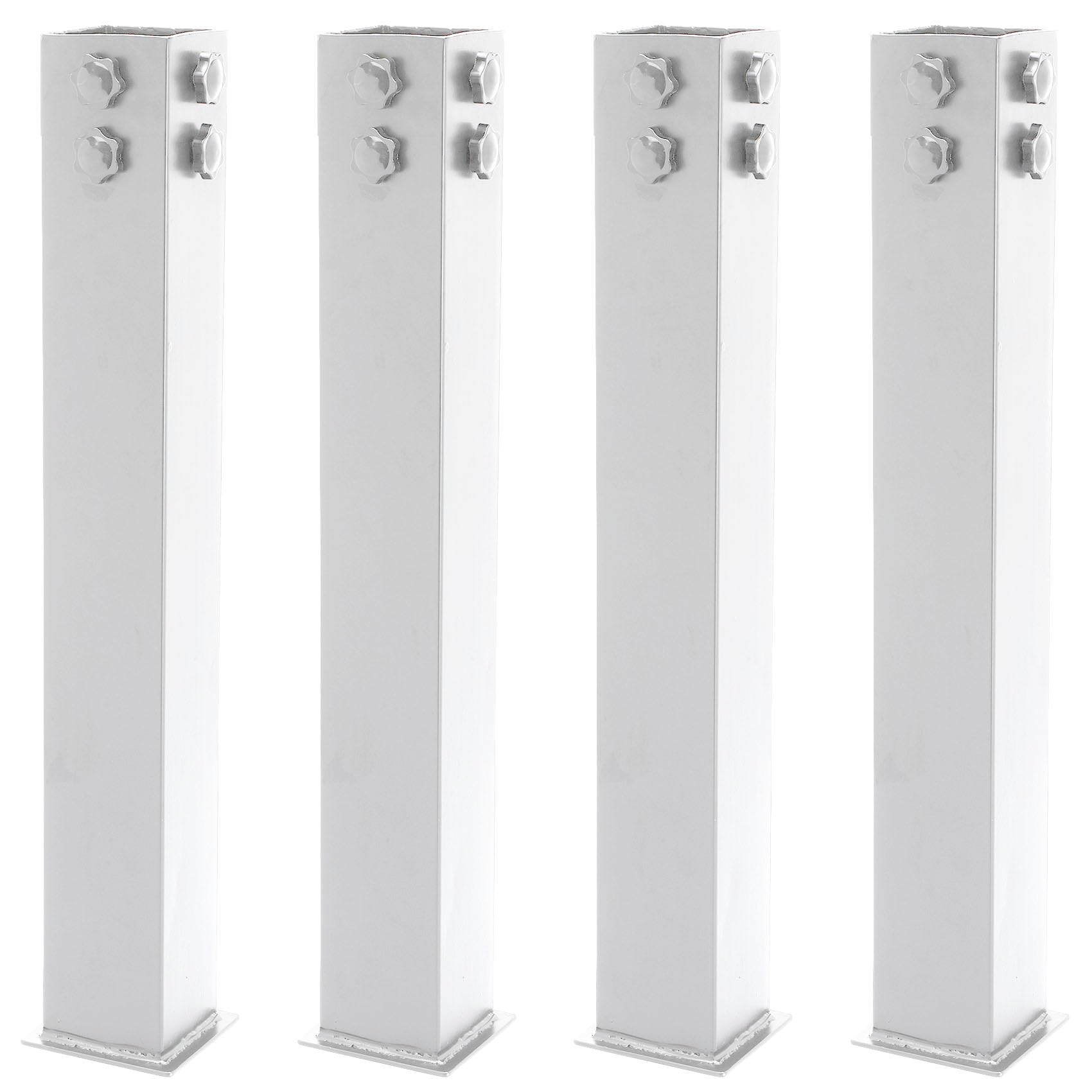 4 Pack Heavy Duty Metal Bed Risers - 20.5
