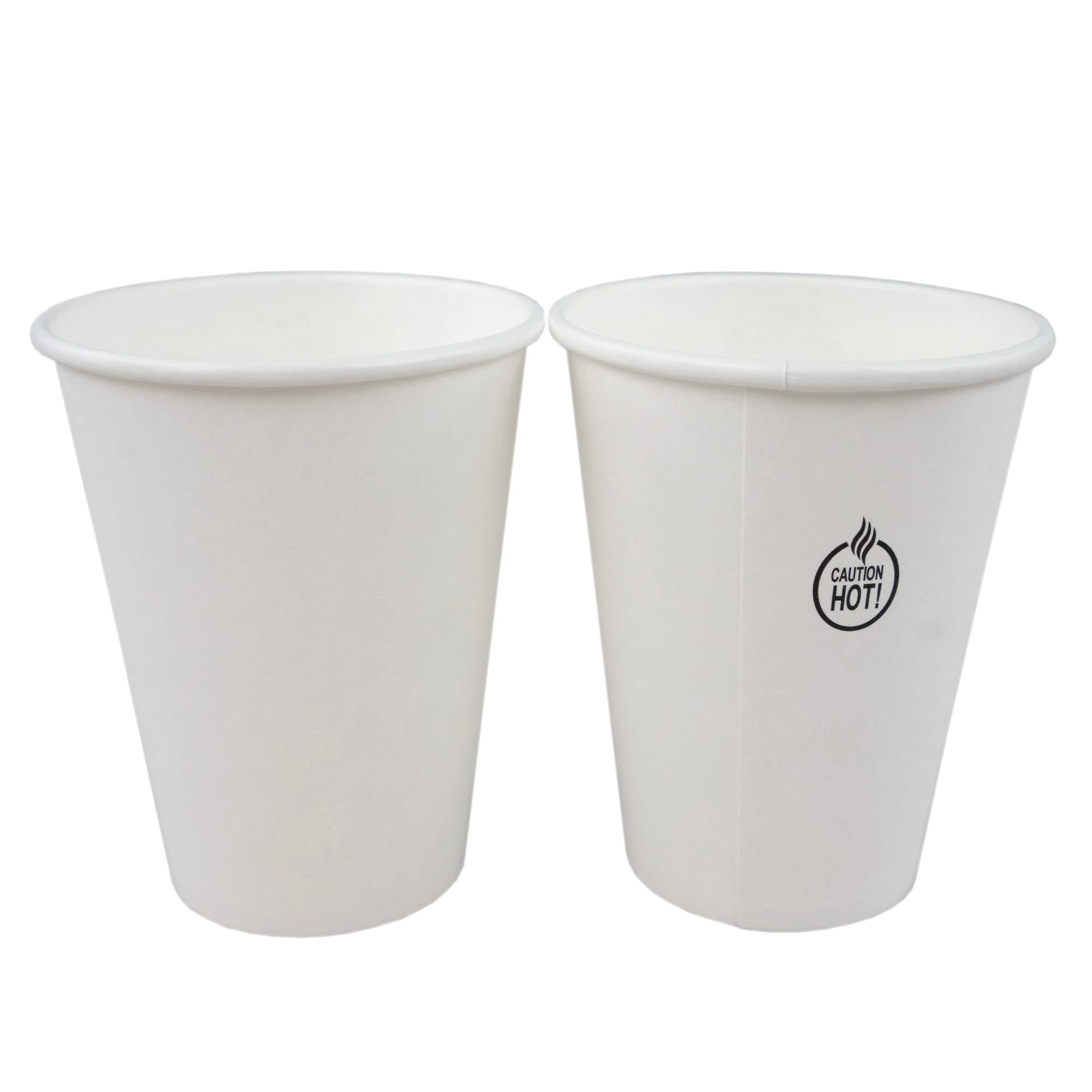 Abena Disposable Paper Coffee Cups 8oz 12oz 16oz - 1000 Pack Hot & Cold Drink Cups for Coffee, Tea, Soda - Perfect for Offices, Cafes, Restaurants, and Events