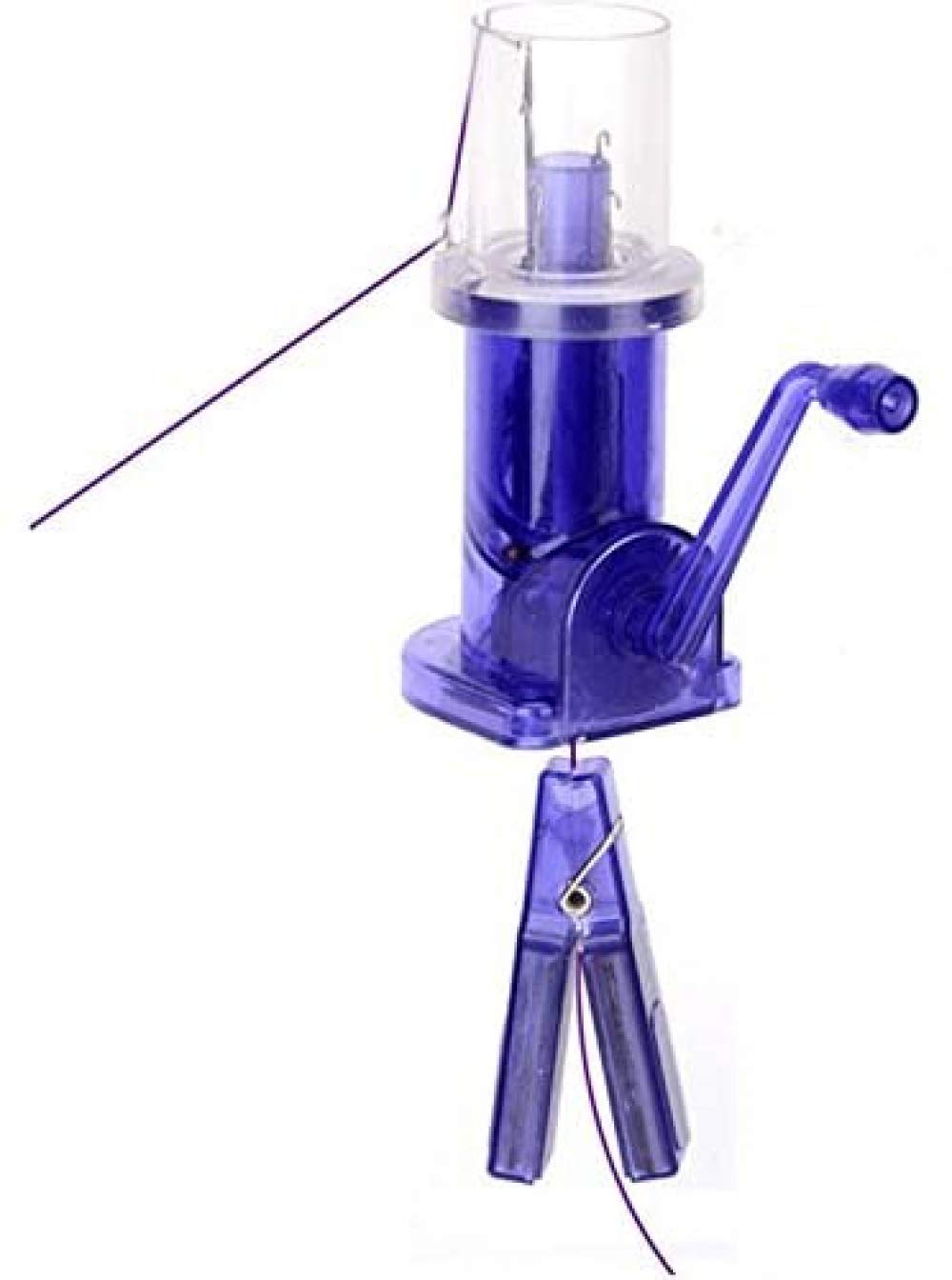 Qiuqiu Hand Knitting Machine - Plastic Spool Knitter & Wool Winder for DIY Bracelet Weaving | Craft Knitting Mill Tool for Beginners & Professionals | Perfect for Home Crafts, Gift Making & Relaxation